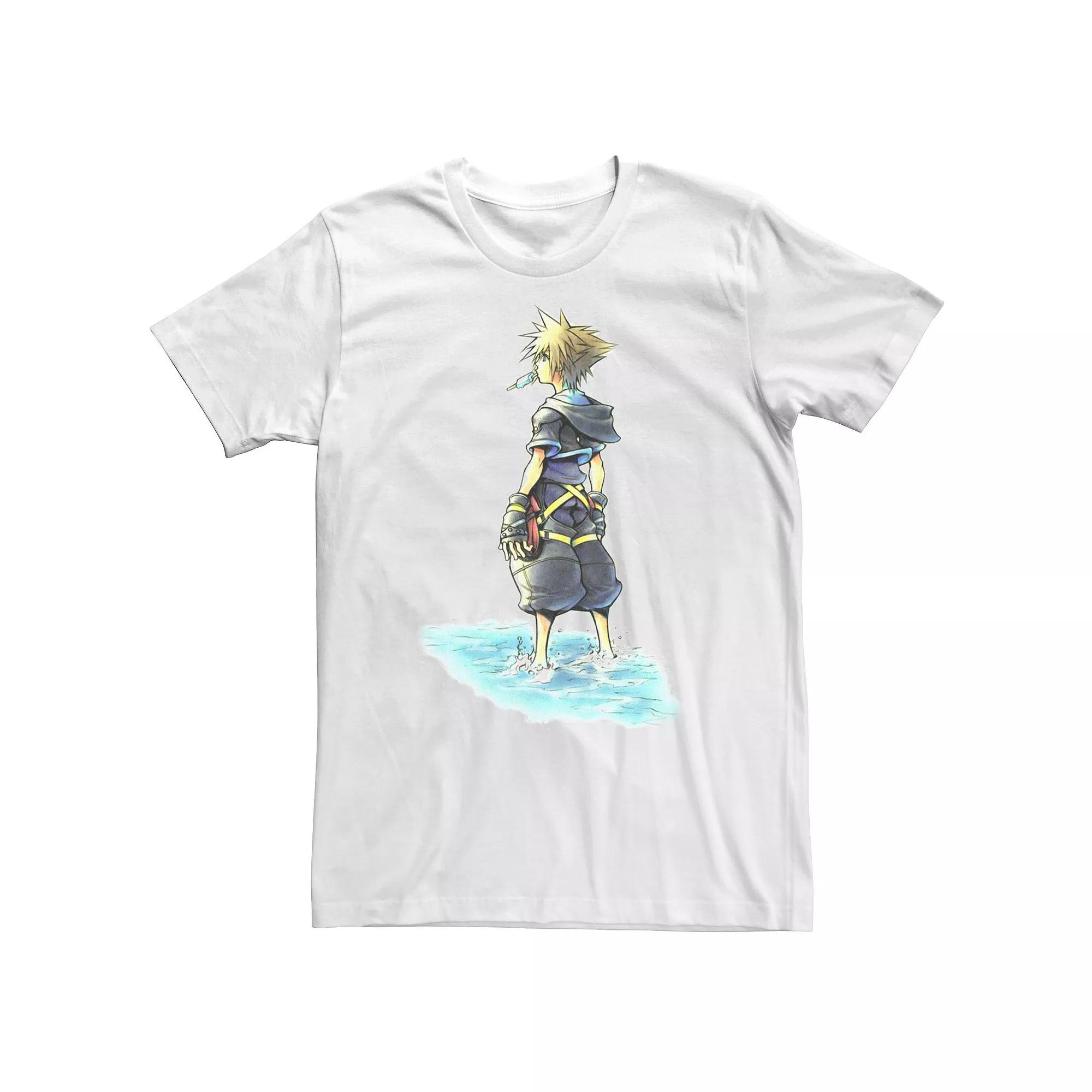Big & Tall Disney Kingdom Hearts Sora Sea Salt Ice Cream Sketch Tee, Men's,  Product Image
