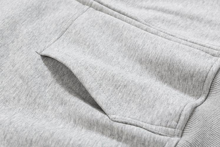RT No. 4091 GRAY ZIP-UP HOODIE & SWEATPANTS (TOP & BOTTOM) Product Image