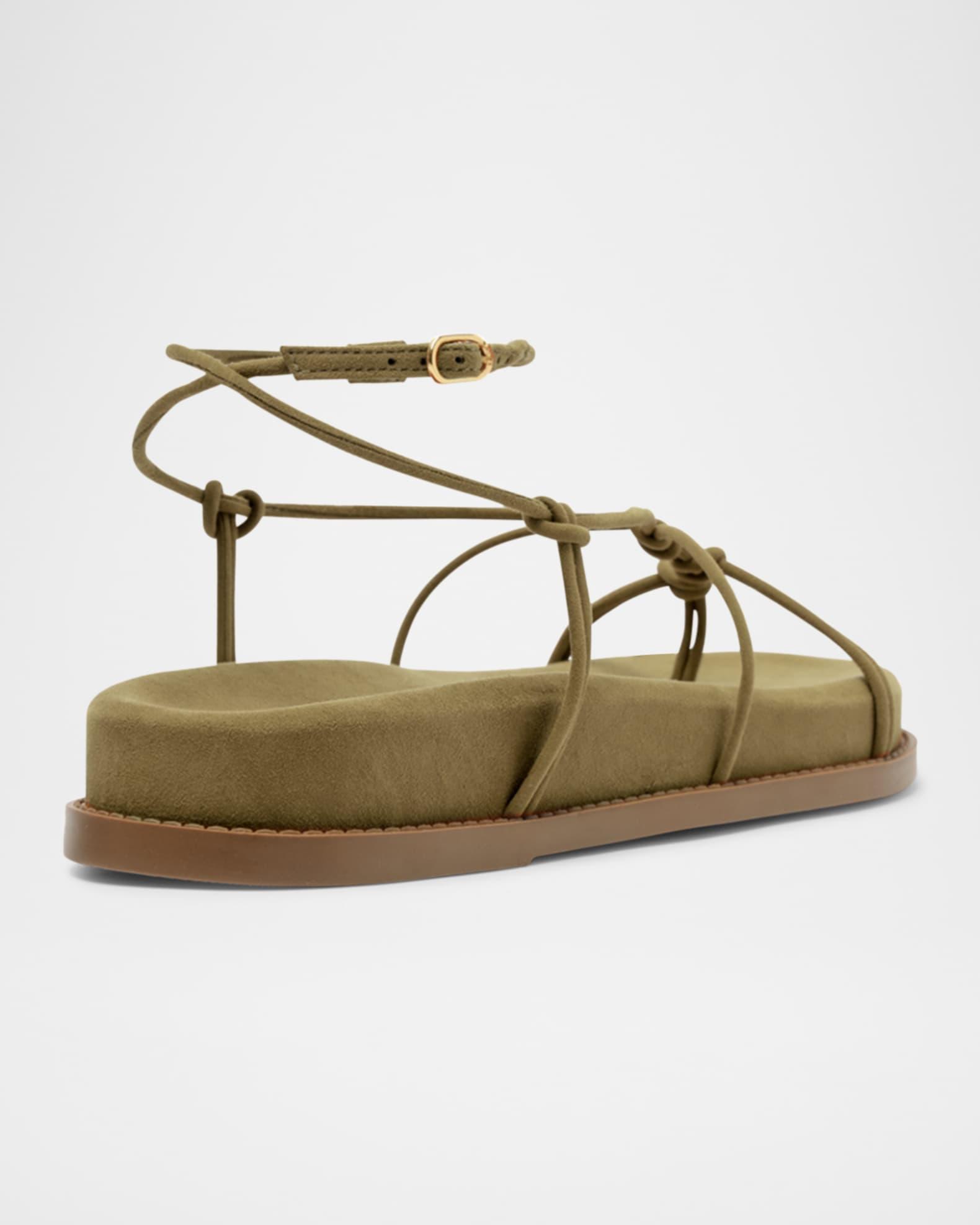 Calabria Strappy Suede Sporty Sandals Product Image