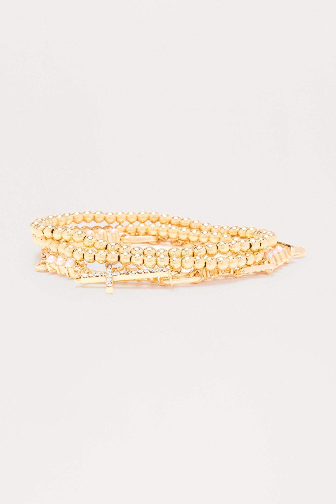 Esme 4 Piece Bracelet Set - Gold Female Product Image