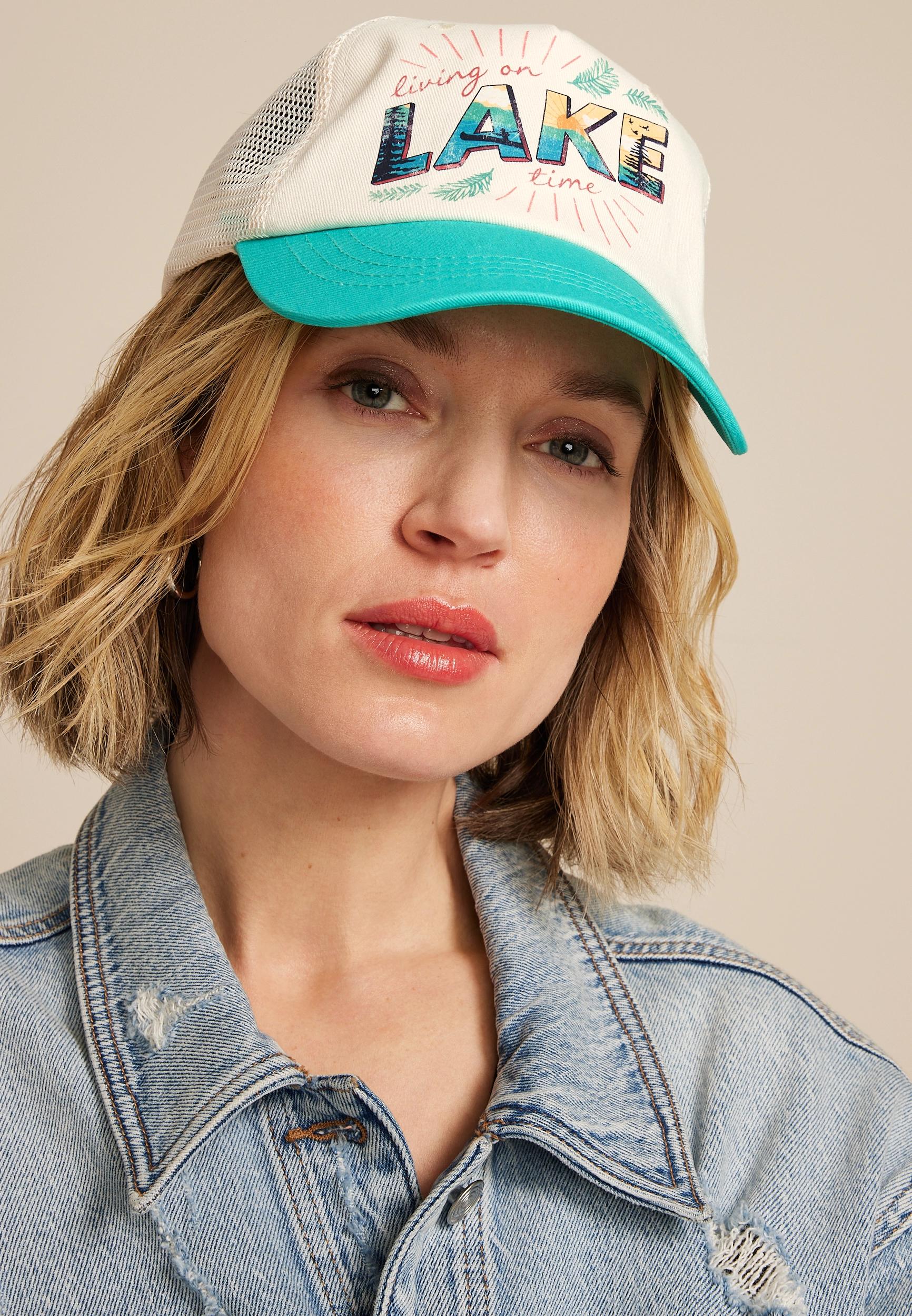 Living On Lake Time Trucker Hat Product Image