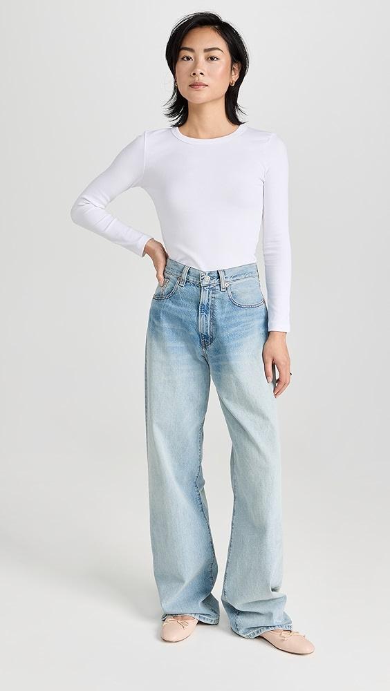Leset Kelly Slim Fit Long Sleeve Top | Shopbop Product Image