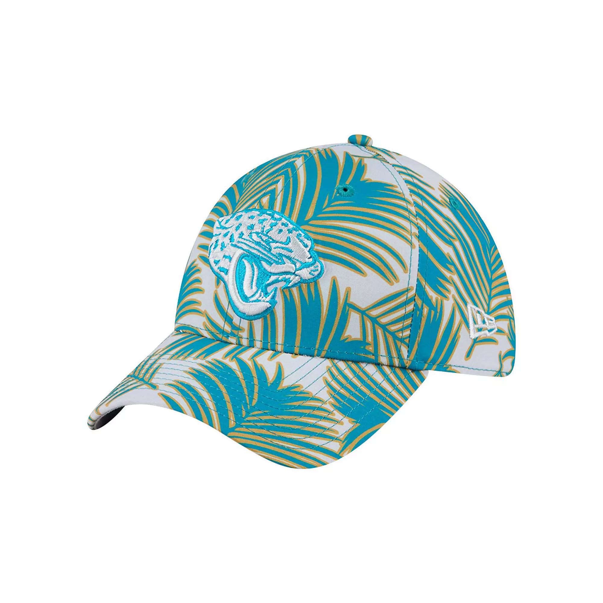 Men's New Era Gray Jacksonville Jaguars Palms 39THIRTY Flex Hat,  Product Image