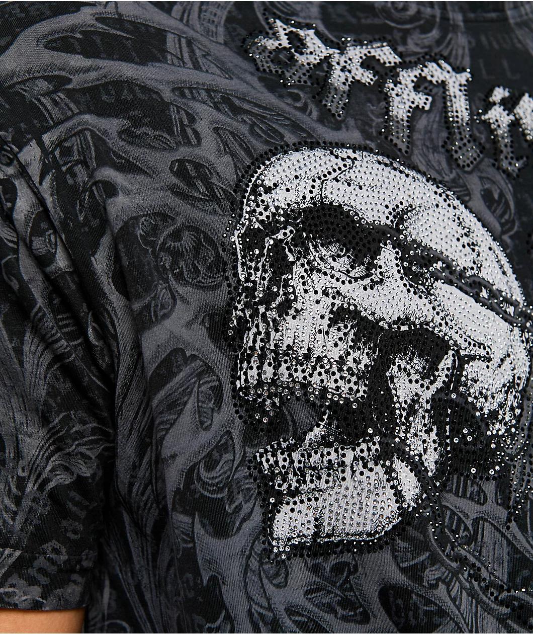 Affliction Collapse Black Wash T-Shirt Product Image