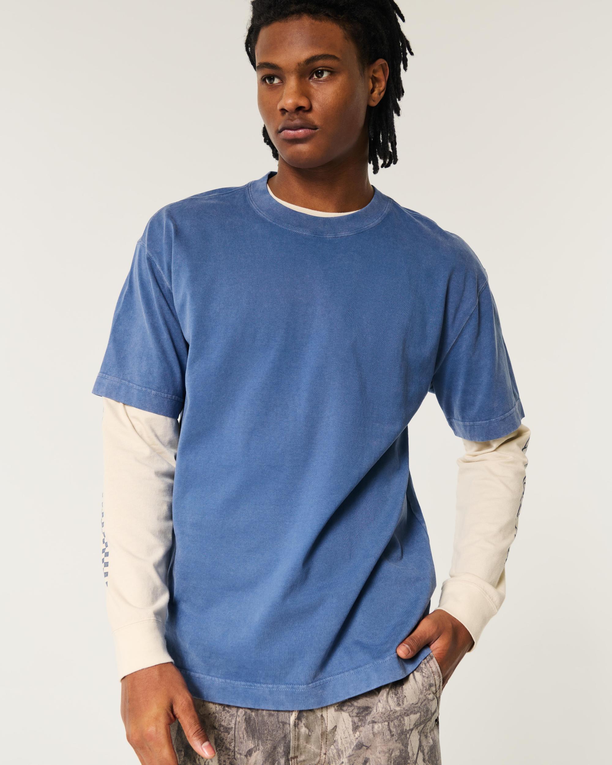 Dalix Mens Lil Smile Heavy Weight Cotton Tee Product Image