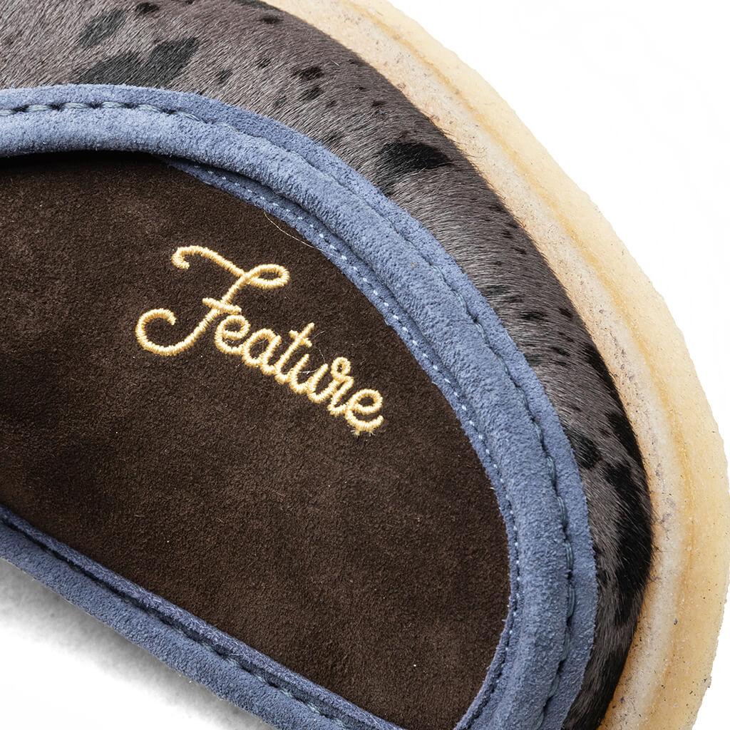 Feature x Padmore & Barnes P204 Original Low Top - Animal/Grey/Navy Male Product Image