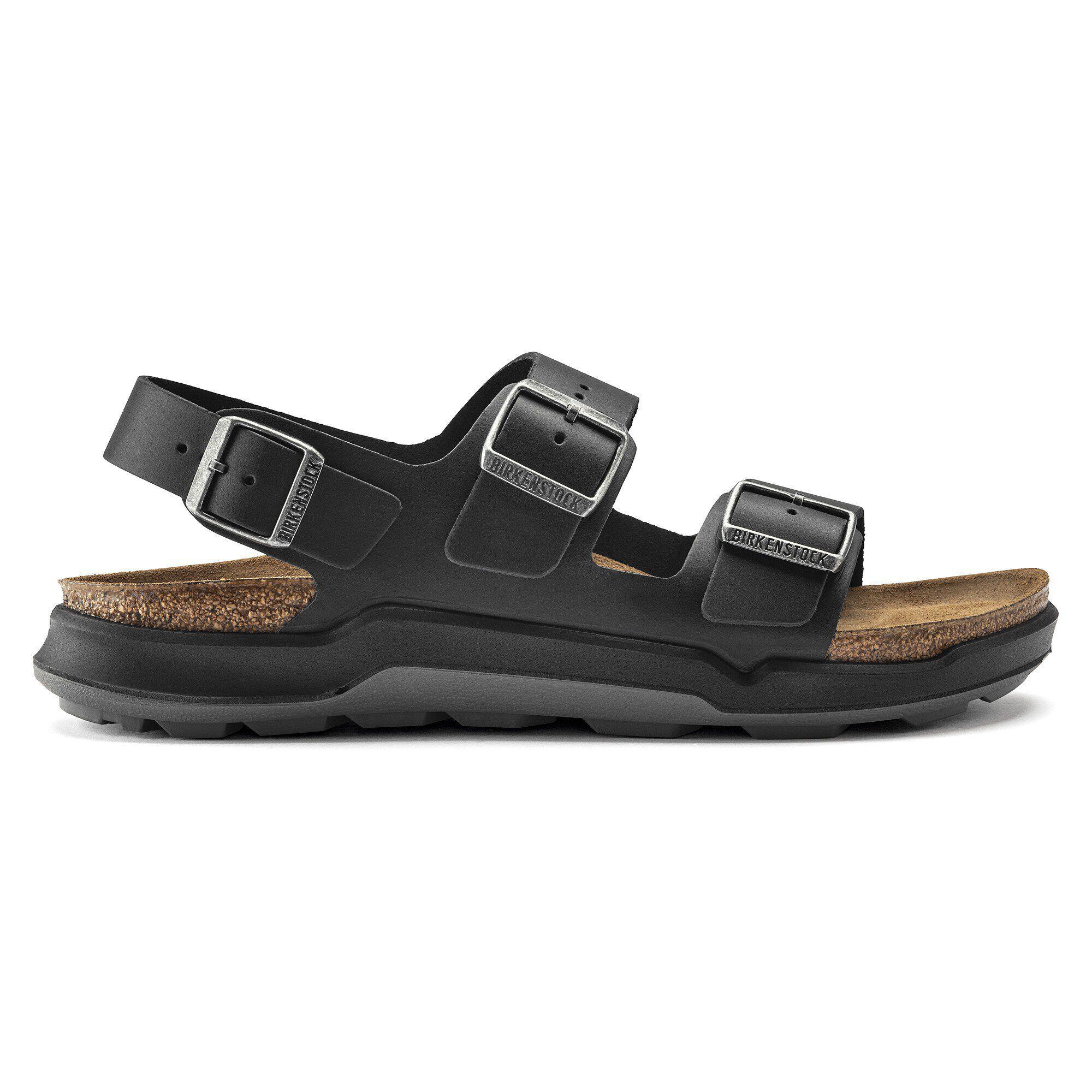Birkenstock Milano CT Men Oiled Leather Black Male Product Image
