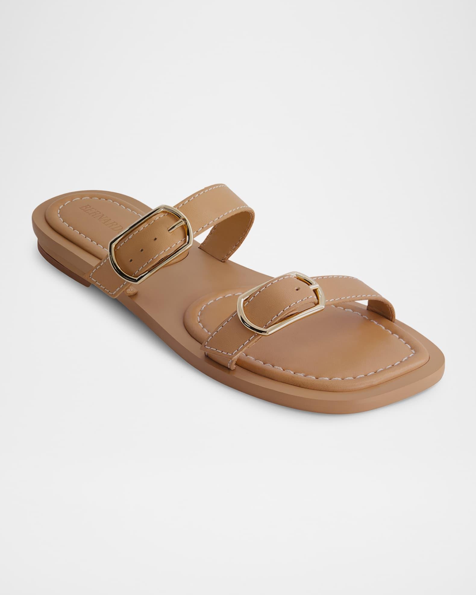 Arta Dual Buckle Slide Sandals Product Image