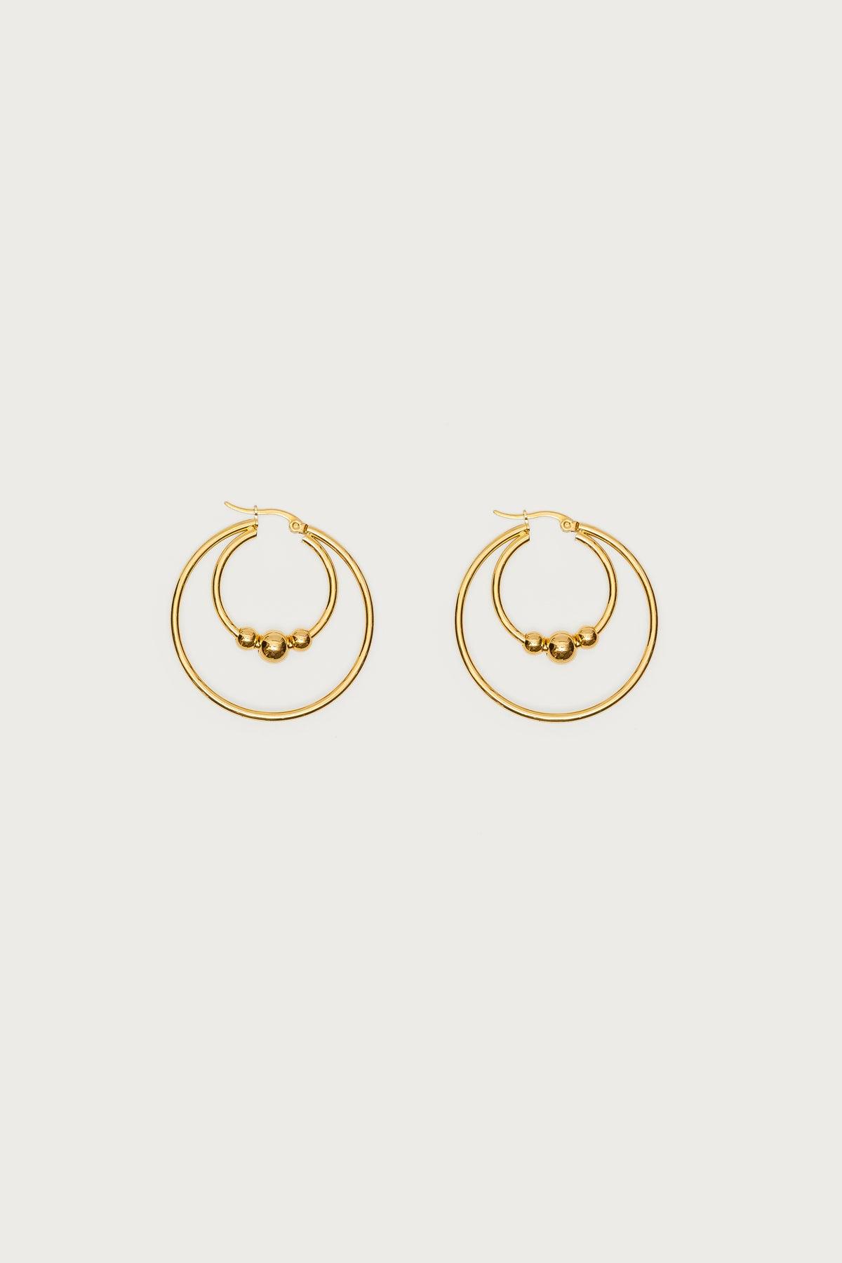 Double Hoop Earrings Product Image