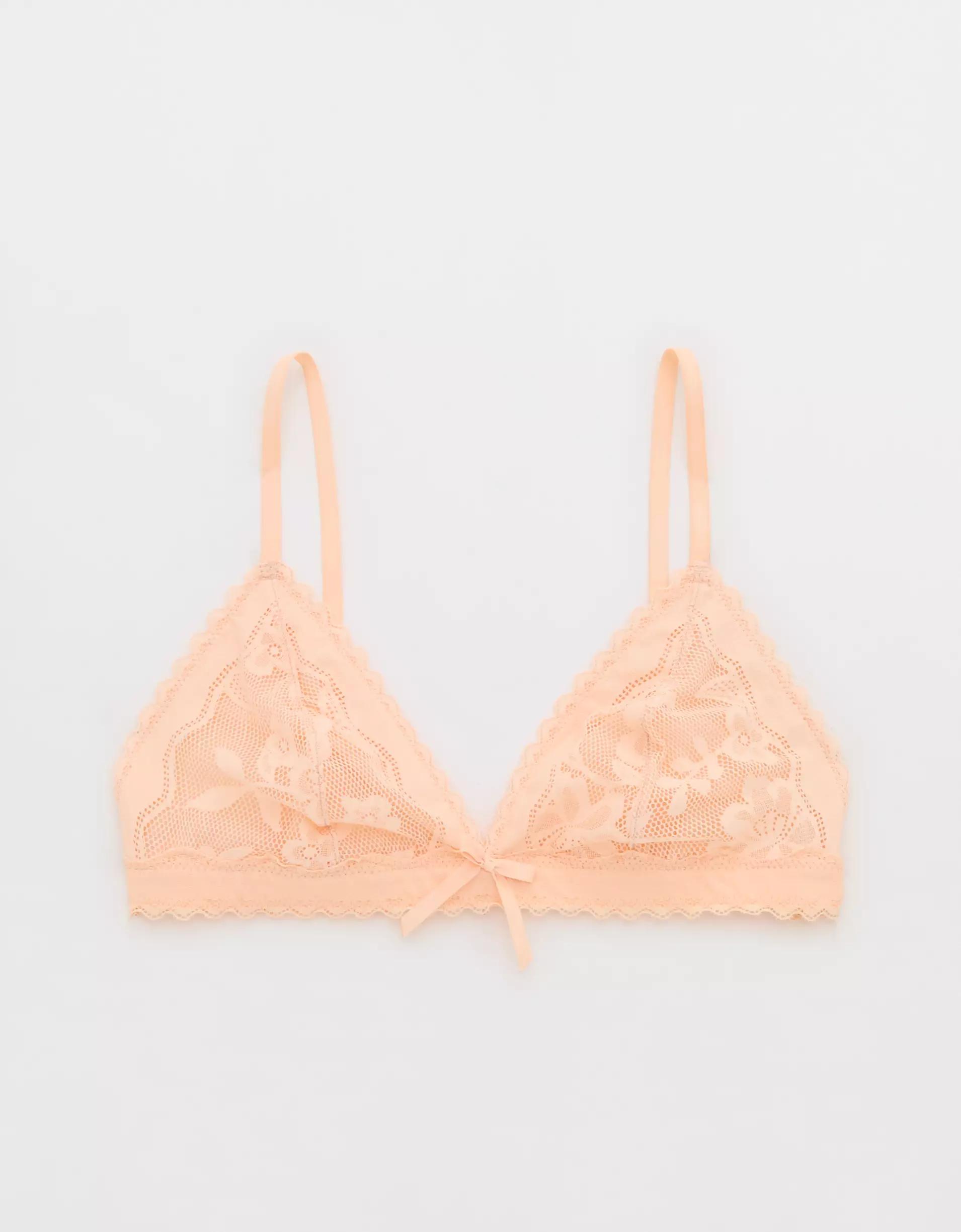 Show Off Feeling Femme Lace Triangle Bralette  Product Image