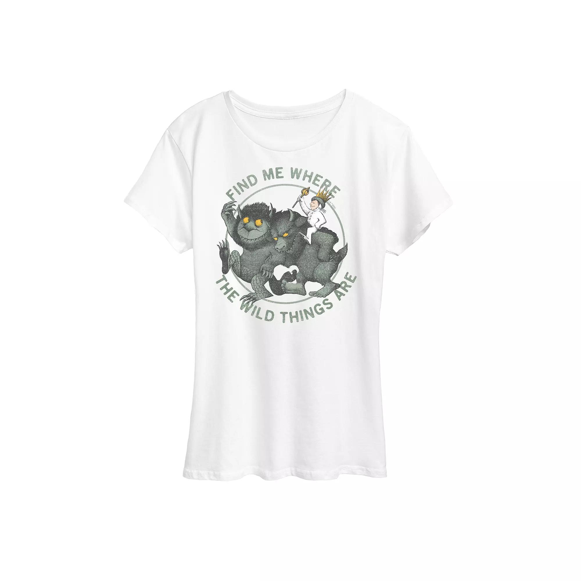 Women's Where The Wild Things Are Find Me Graphic Tee,  Product Image