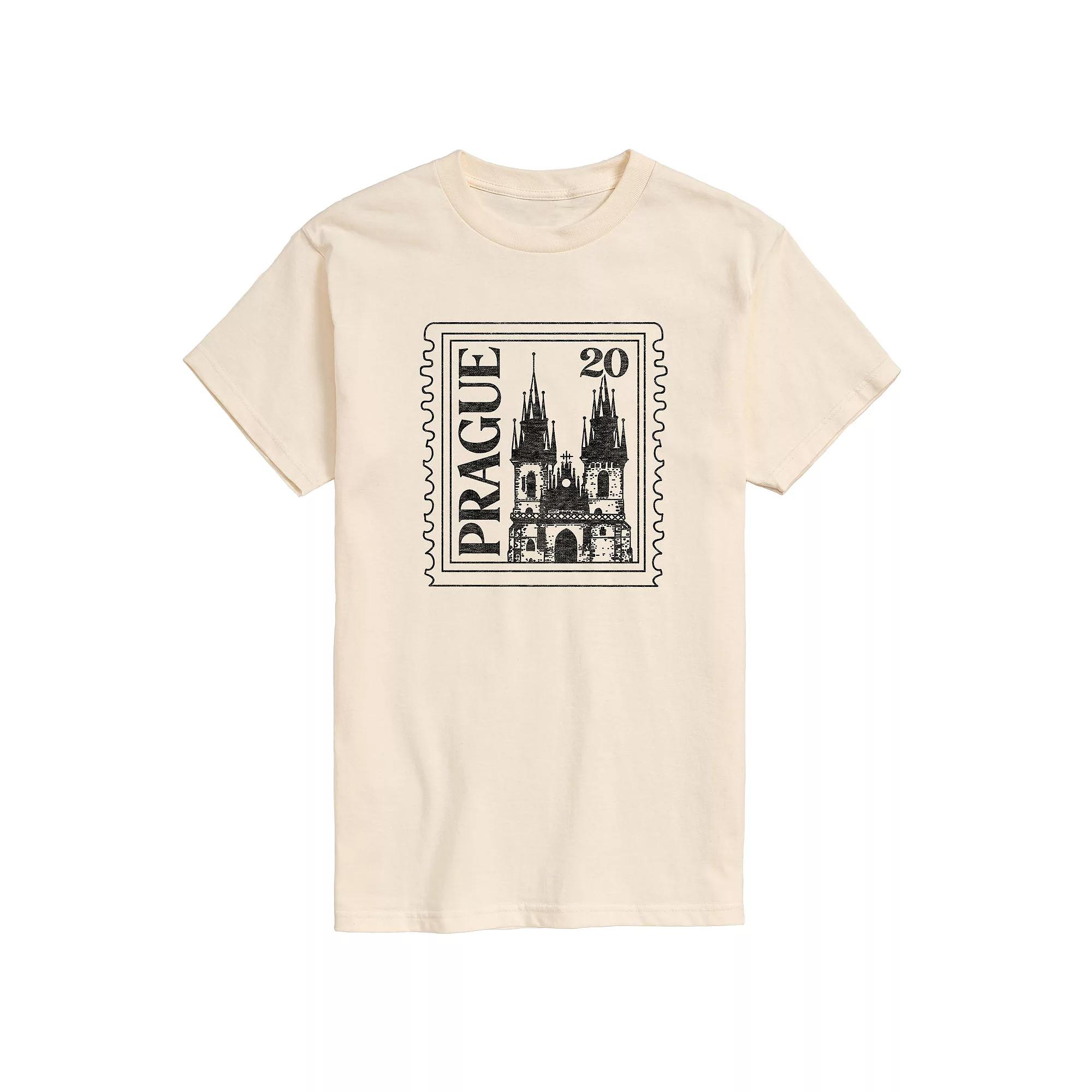 Men's Prague Postage Stamp Graphic Tee,  Product Image