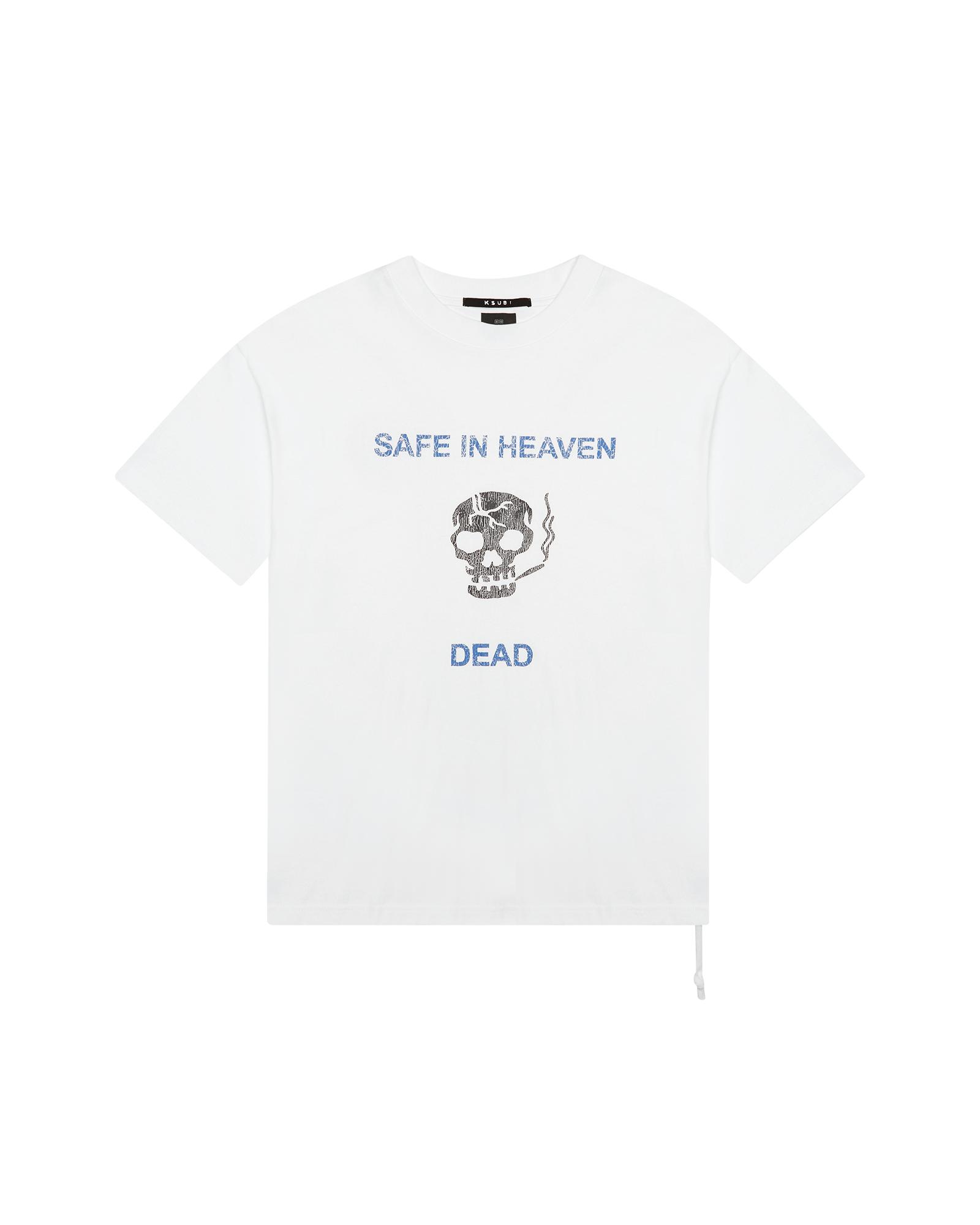 DEAD EKCESS SS TEE VINTAGE WHITE Male Product Image