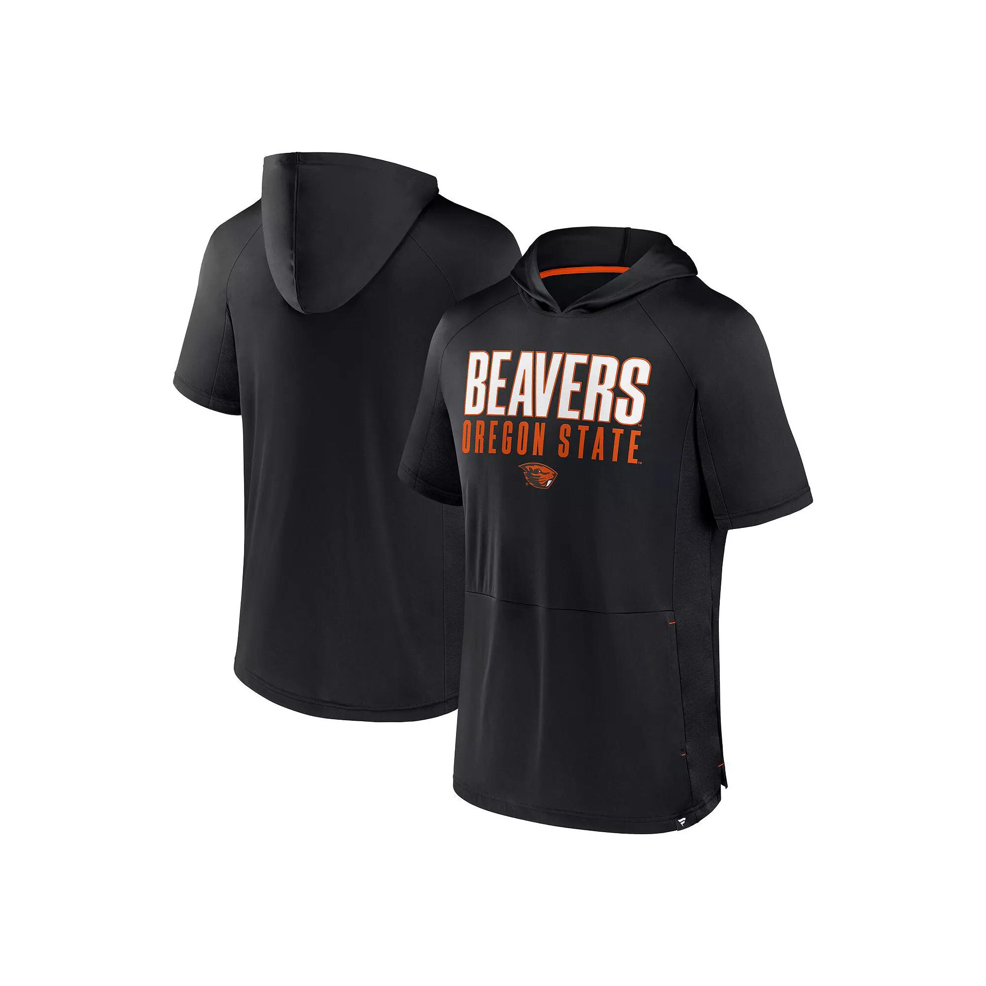 Men's Fanatics  Black Oregon State Beavers Core Read Hoodie T-Shirt, Size: Large Product Image