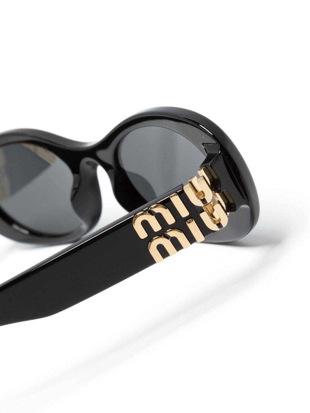 Miu Glimpse oval-frame sunglasses Product Image