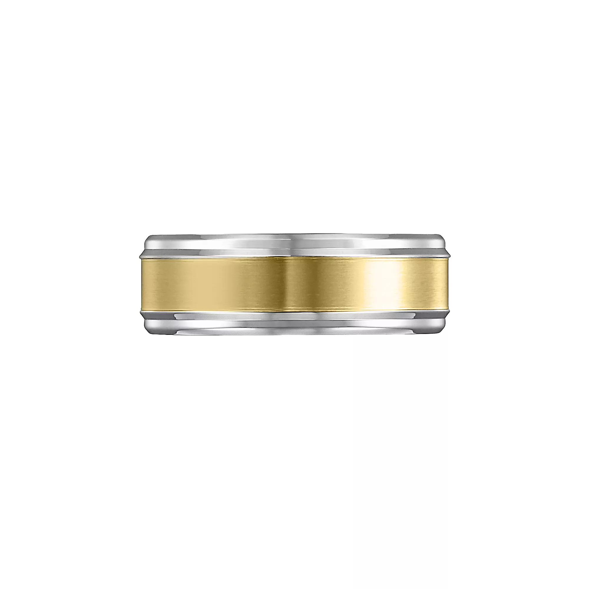 AXL Stainless Steel Two Tone Men's Wedding Band, Size: 11 Product Image