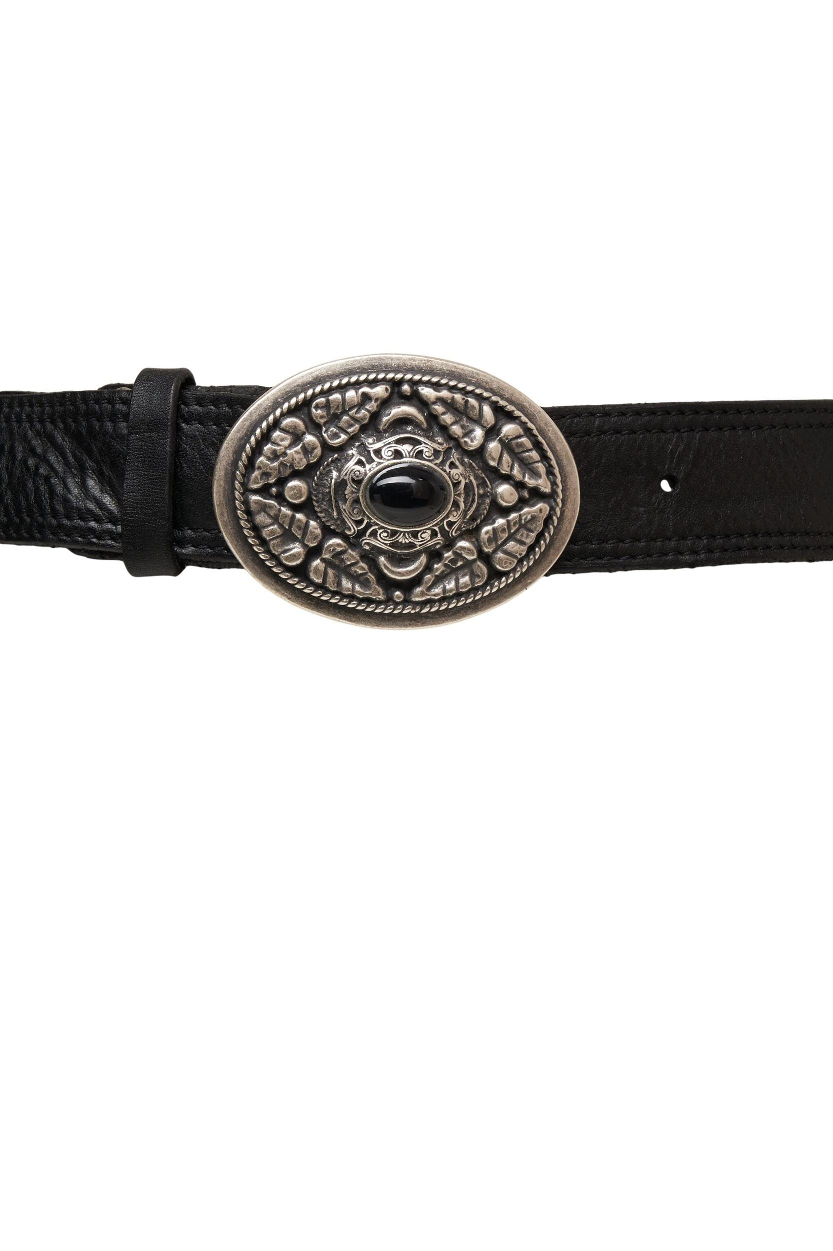 Grained leather belt Product Image