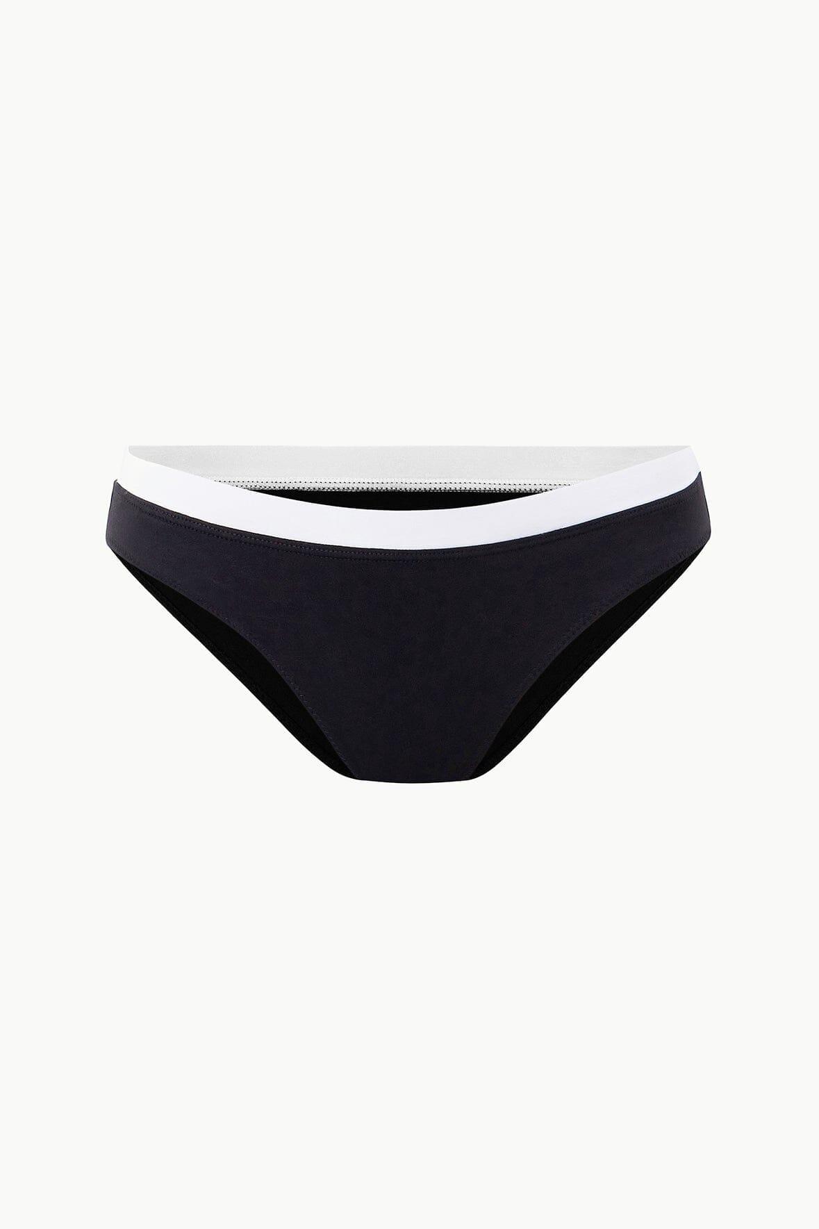 GEMMA BIKINI BOTTOM | BLACK WHITE Product Image