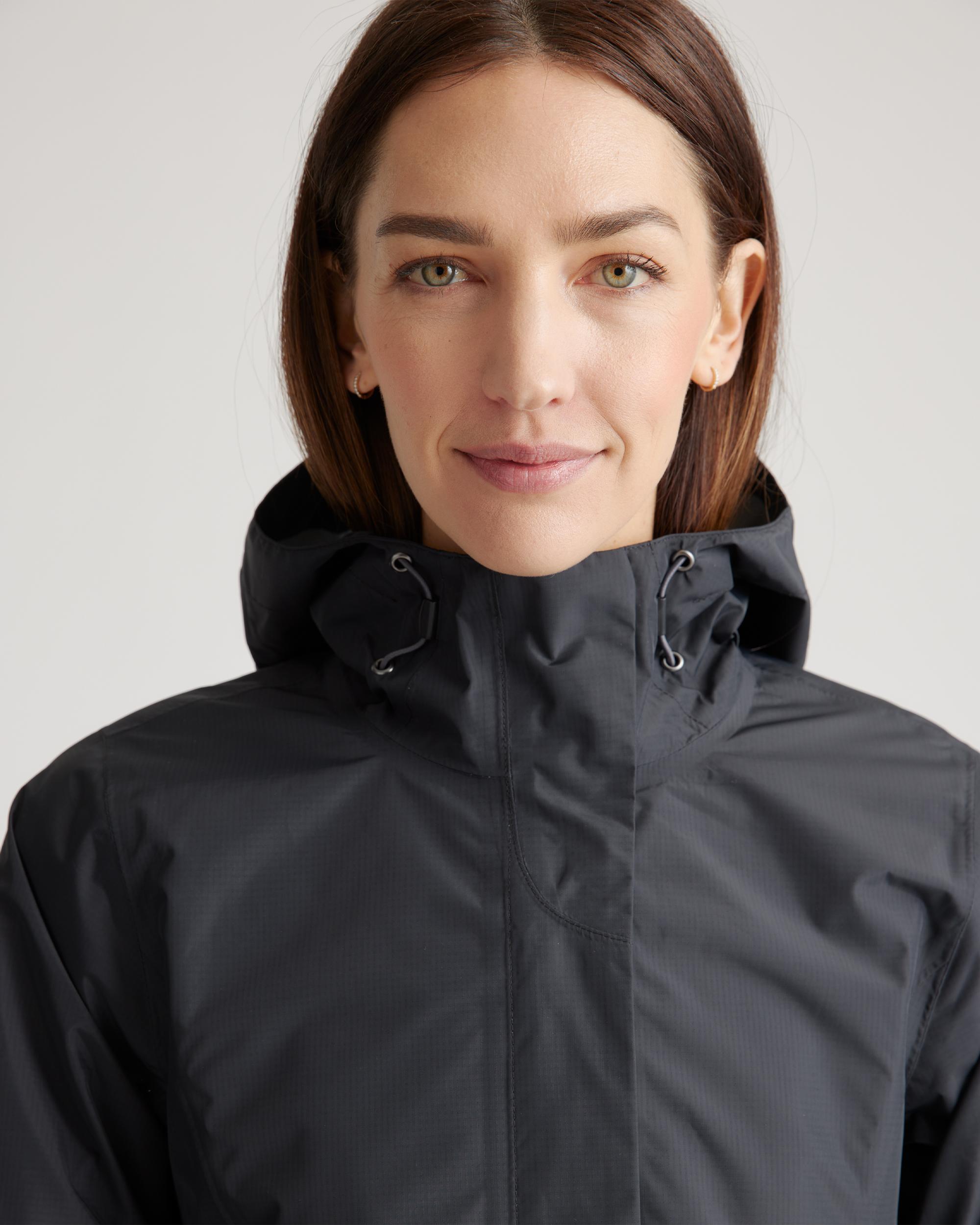 Quince | Women's Weatherproof Short Rain Shell Jacket Polyester/Recycled Polyester Blend Product Image