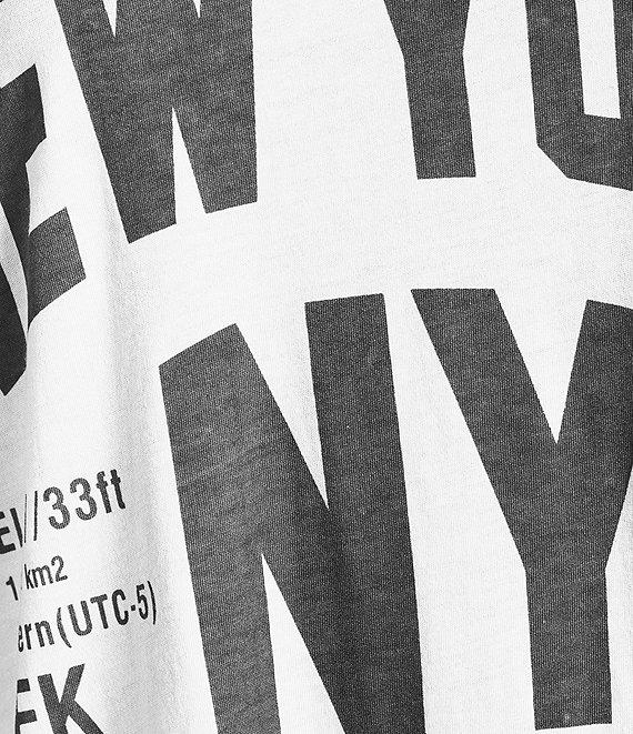 The Laundry Room Short Sleeve Welcome to New York Oversized T-Shirt Product Image