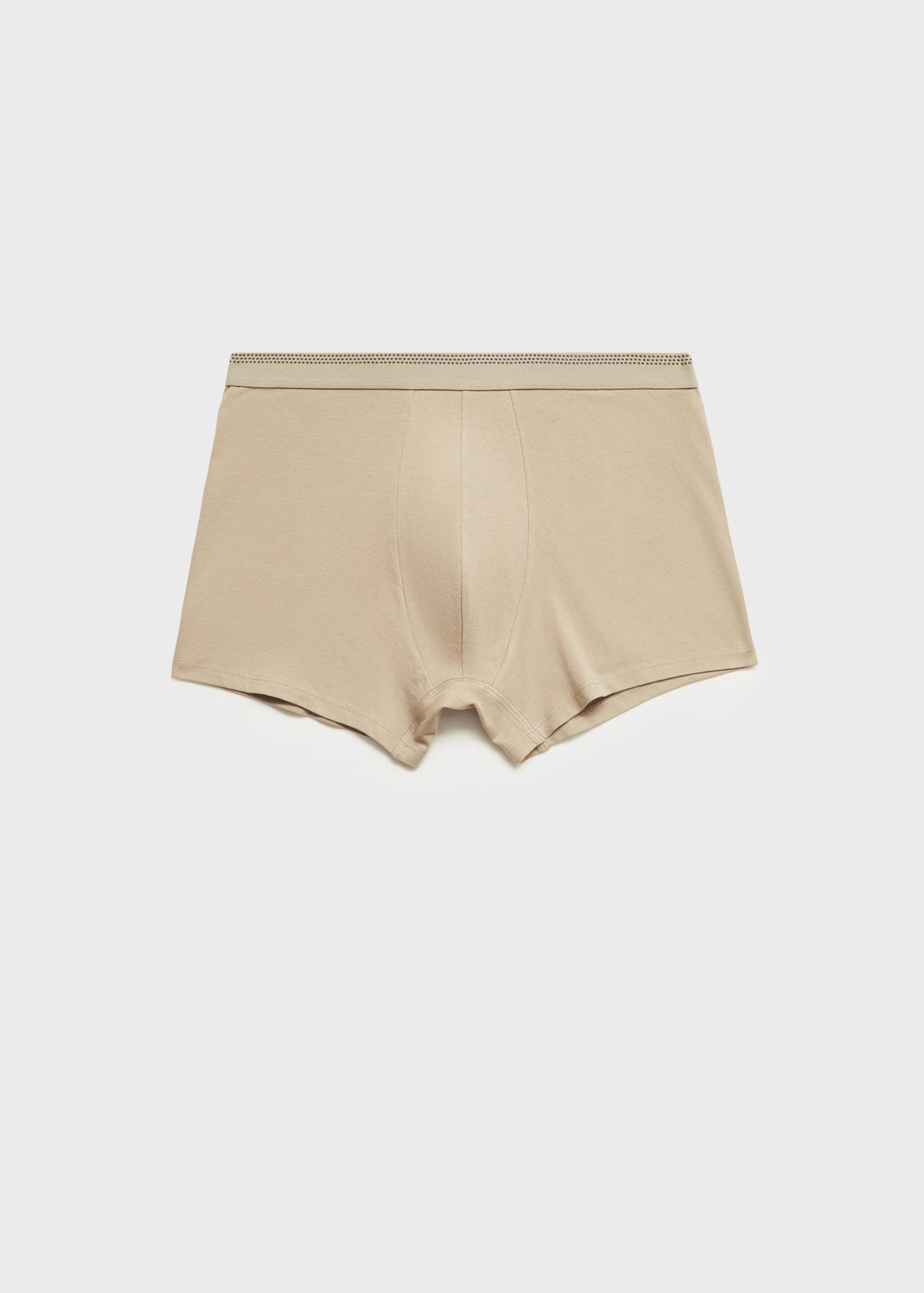 Pack of 3 cotton boxers - Men | MANGO USA Product Image