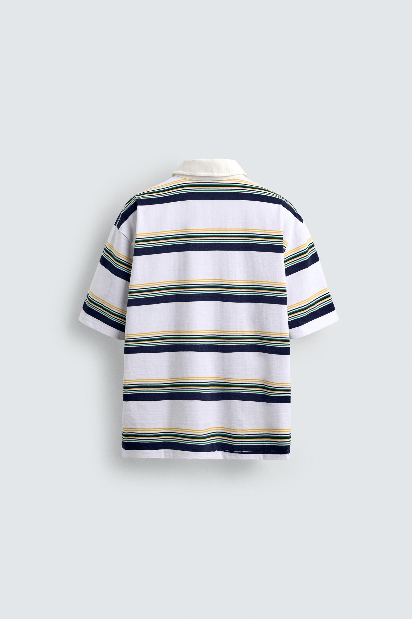 STRIPED POLO SHIRT Product Image