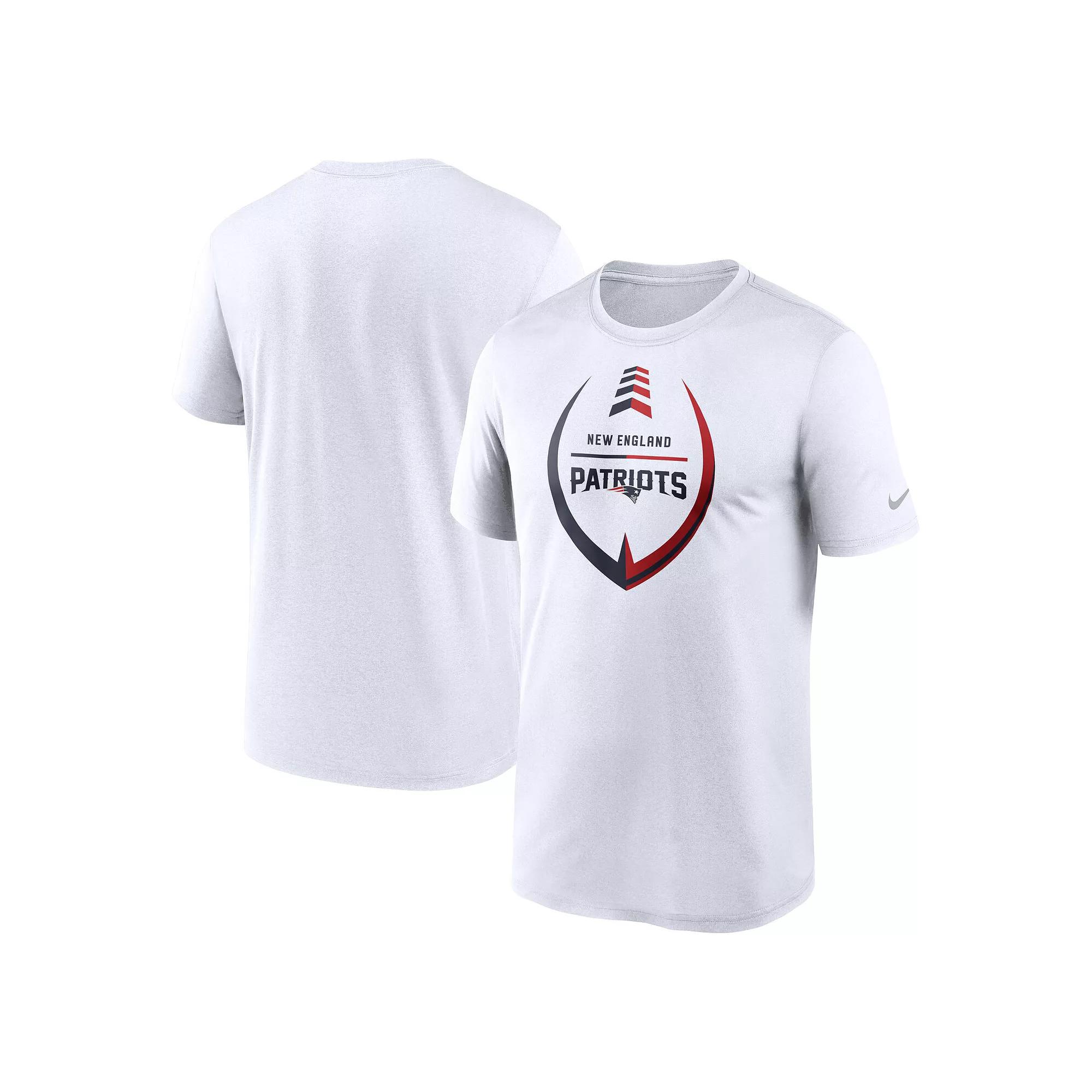 Men's Nike White New England Patriots Icon Legend Performance T-Shirt, Size: 3XL Product Image
