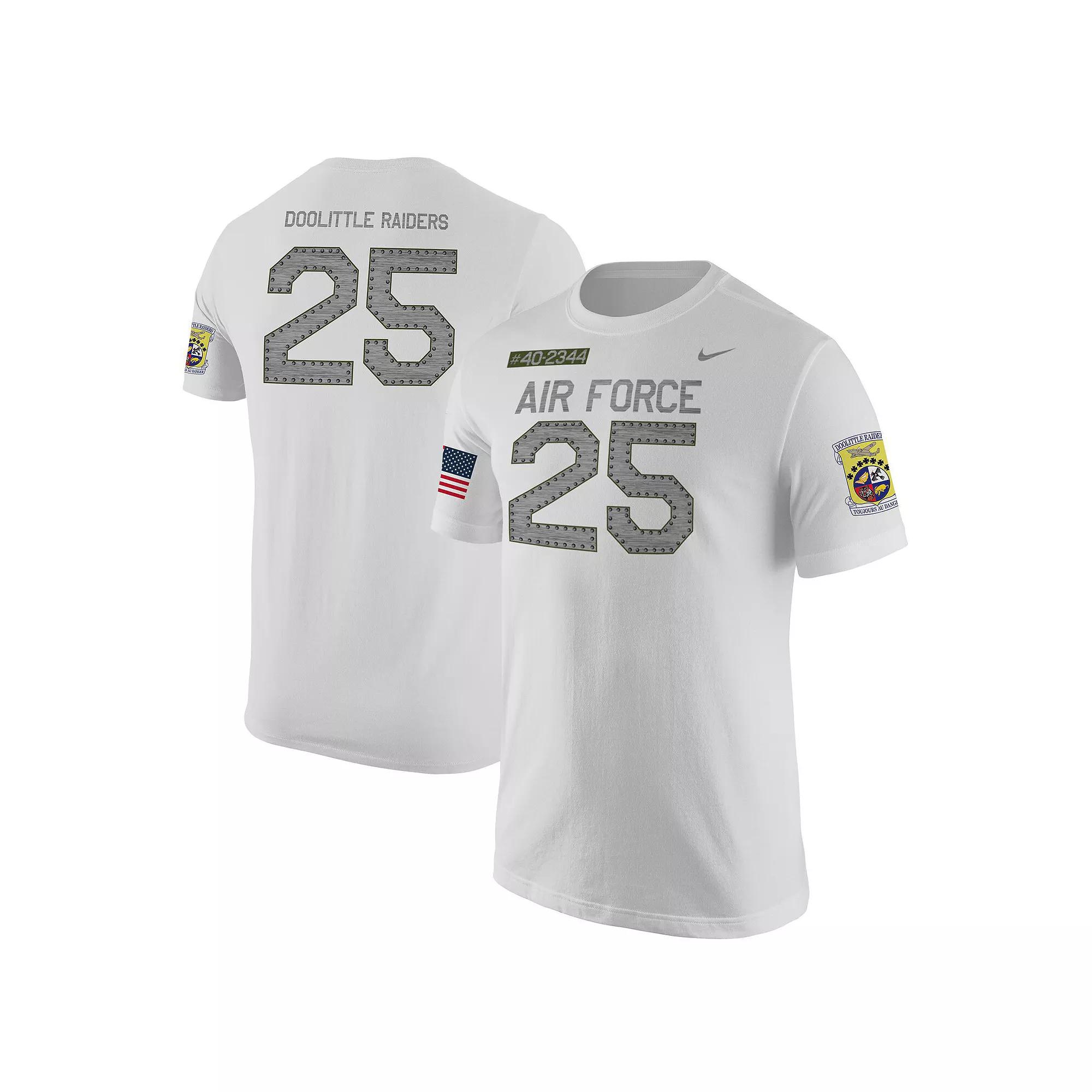Men's Nike White Air Force Falcons Rivalry Replica Jersey T-Shirt,  Product Image