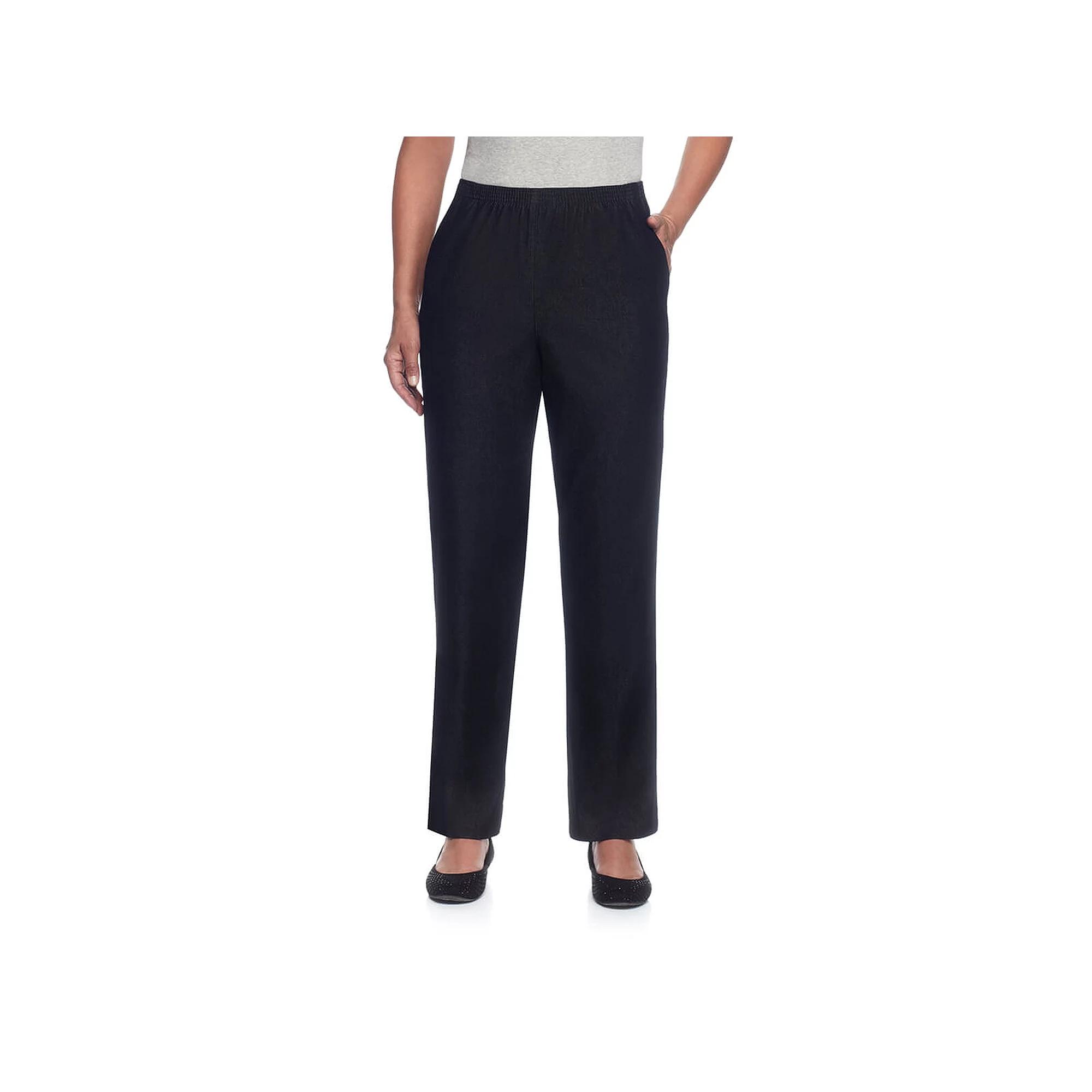 Women's Alfred Dunner Proportioned Denim Pants,  Product Image