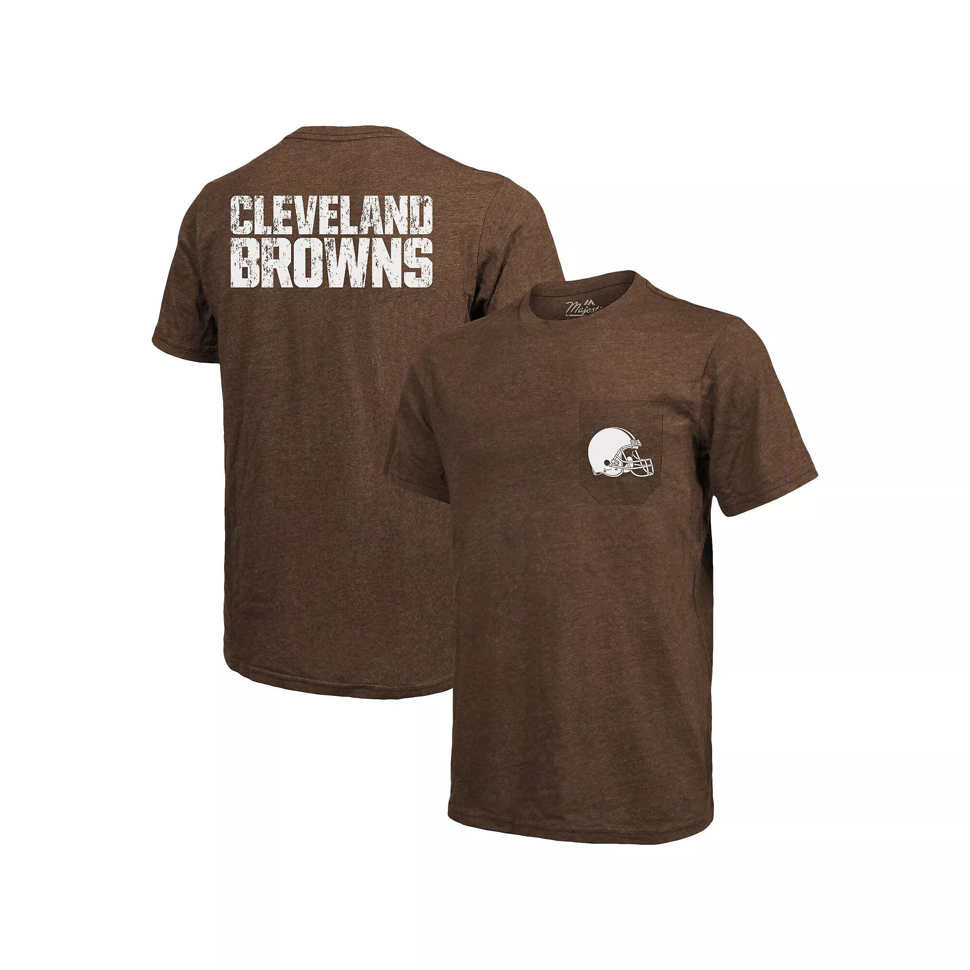 Arizona Cardinals Majestic Threads Tri-Blend Pocket T-Shirt - Cardinal, Men's,  Product Image