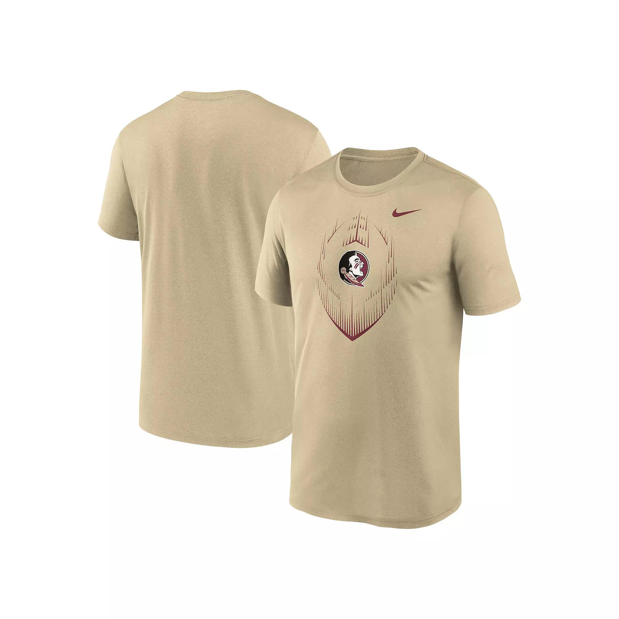 Men's Nike Gold Florida State Seminoles Primetime Legend Icon Performance T-Shirt, Size: Large Product Image