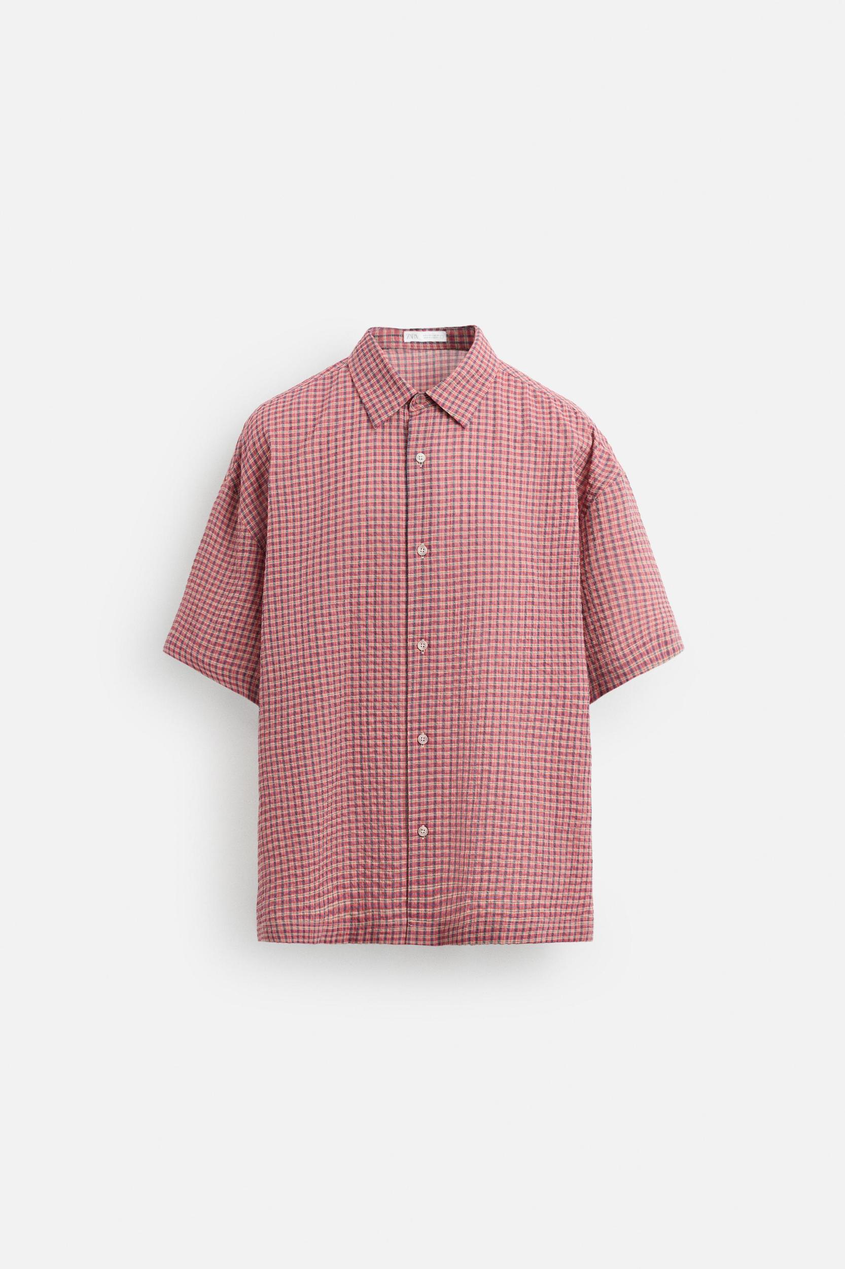 SEERSUCKER PLAID SHIRT Product Image