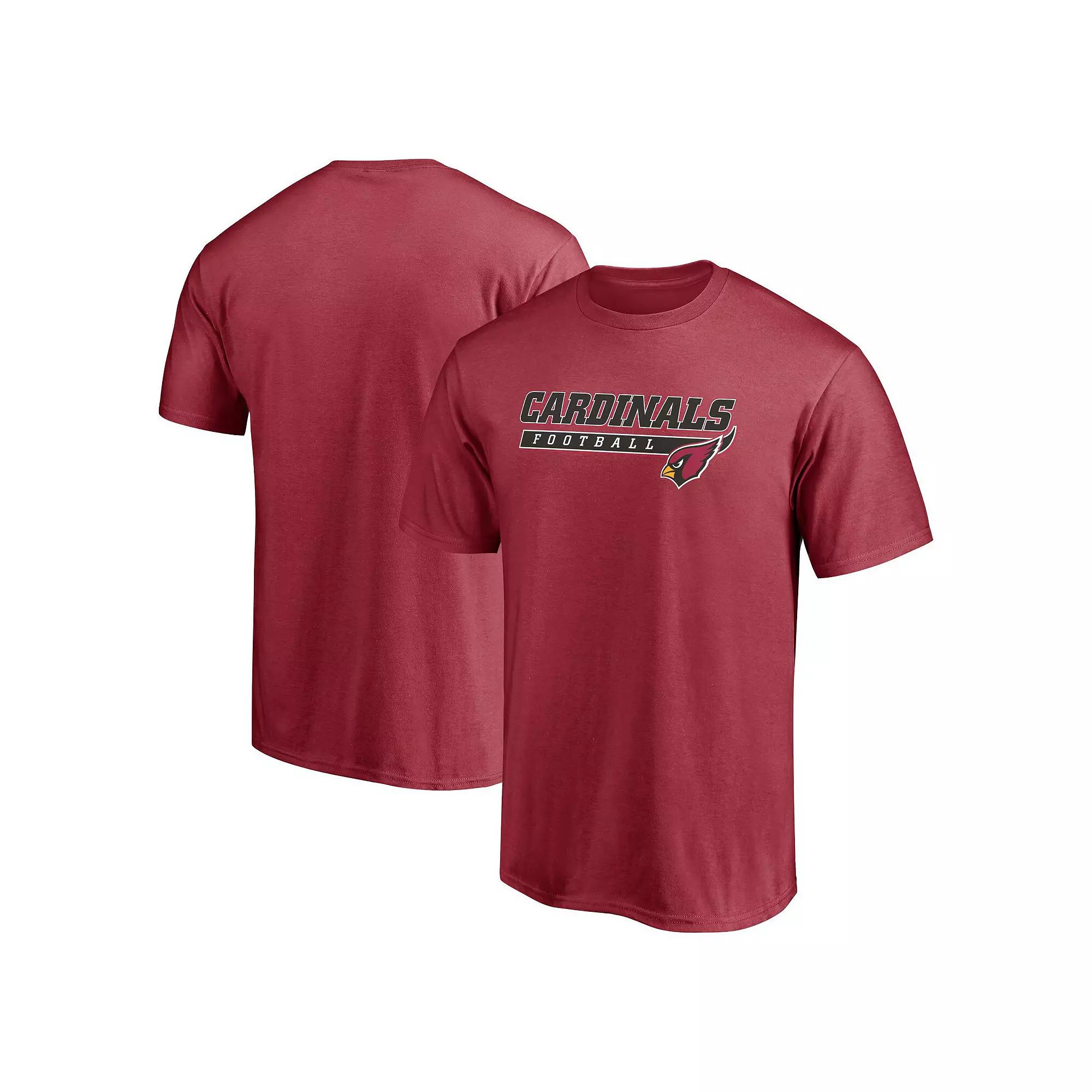 Men's Cardinal Arizona Cardinals Take the Lead T-Shirt, Size: Small, Red Product Image