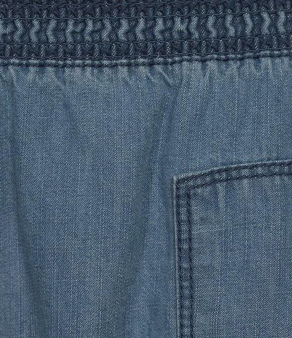 Westbound Smocked Waist Wide-Leg Linen Pants Product Image