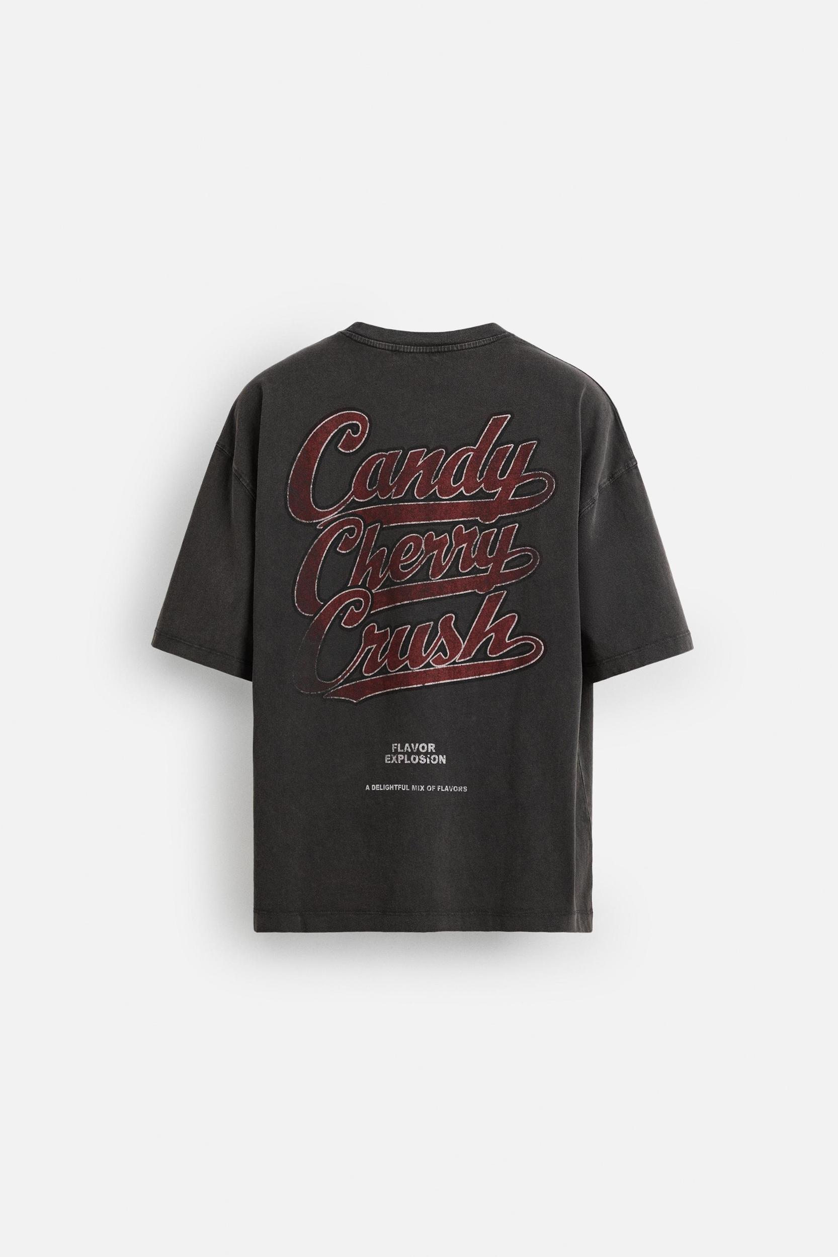 WASHED PRINTED T-SHIRT Product Image