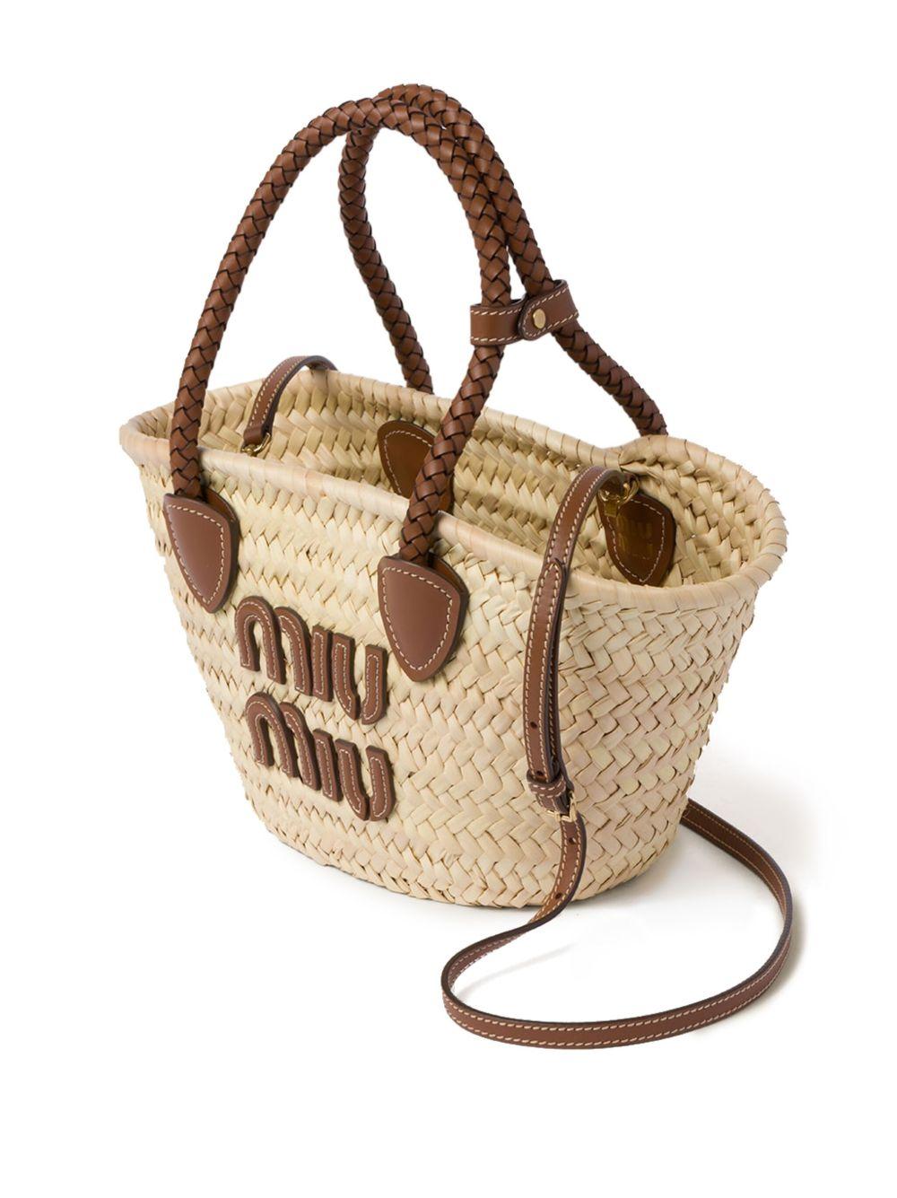 woven straw tote bag Product Image