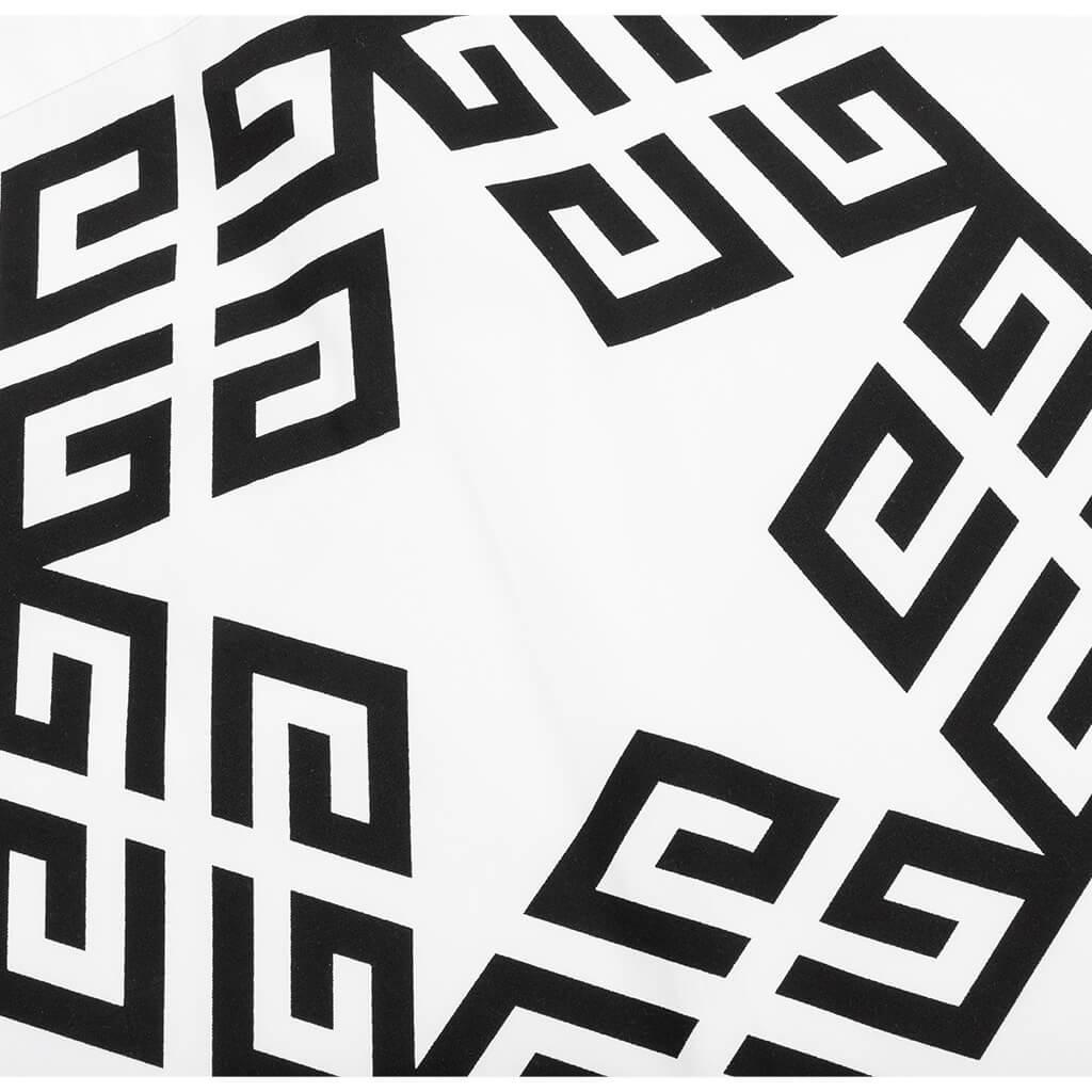 Boxy Fit Print Shirt - White Male Product Image