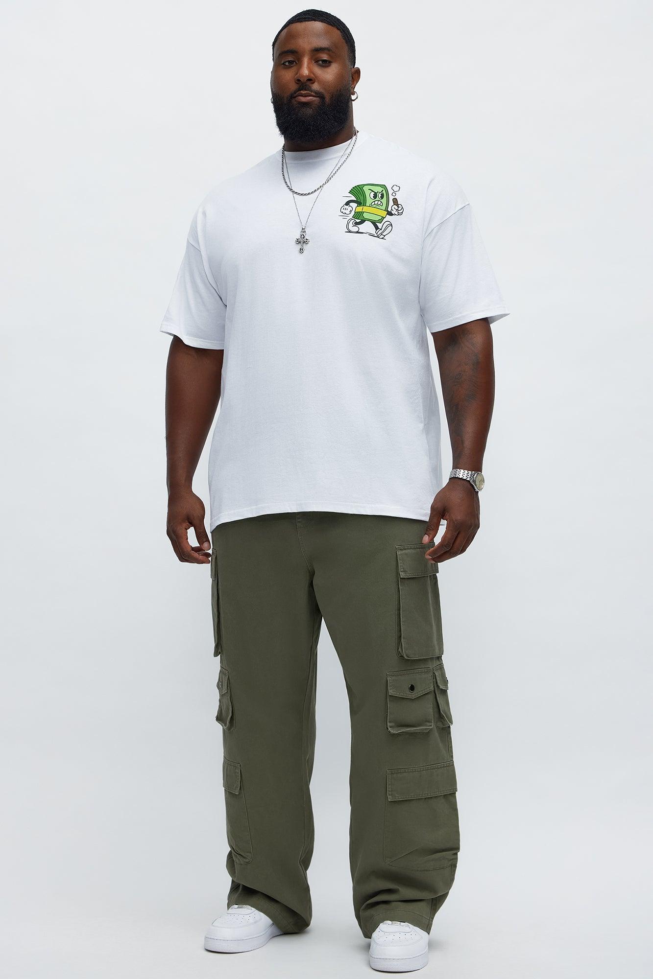 Always Chase The Money Short Sleeve Tee - White Product Image