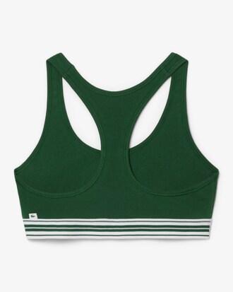 Contrast Band Stretch Cotton Bralette Product Image