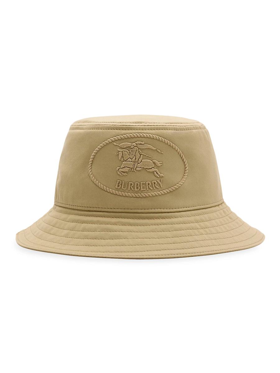 Womens Embroidered Logo Cotton Bucket Hat Product Image