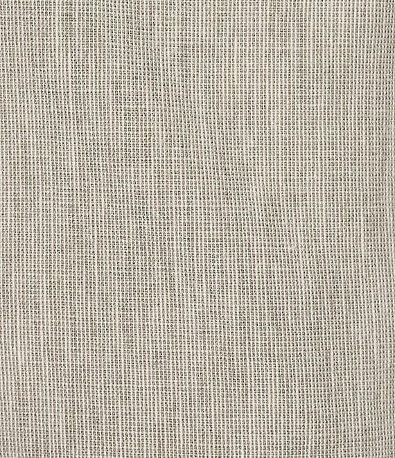 Roundtree & Yorke Luxury Linen Flat Front 9#double; Solid Shorts Product Image