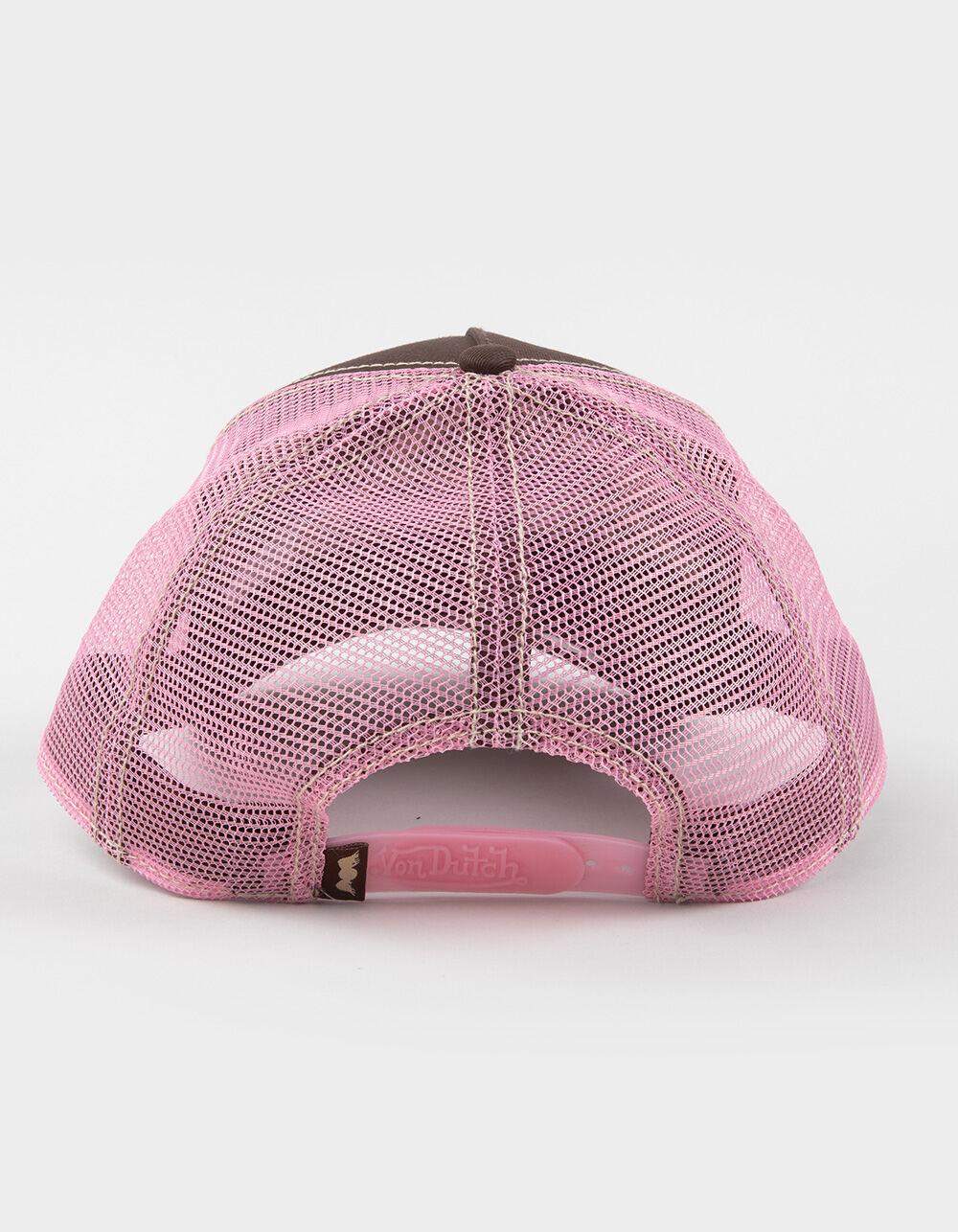 VON DUTCH Staple Trucker Hat - BROWN COMBO Product Image