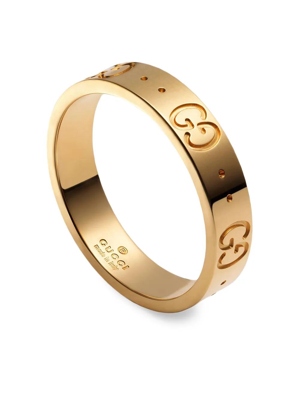 18kt yellow gold Icon band ring Product Image