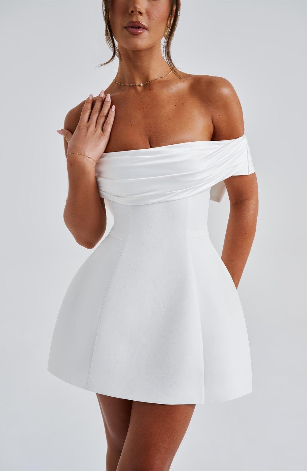 Delta Mini Dress - Ivory Product Image