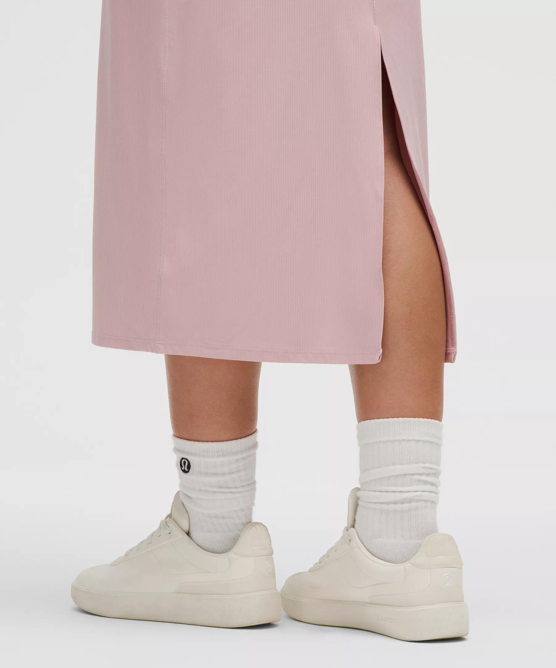 All Aligned Ribbed Midi Dress Product Image