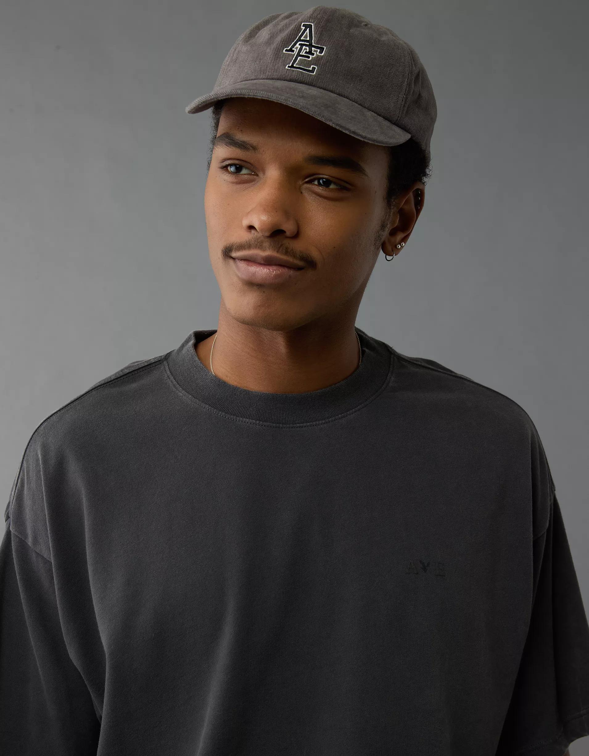 AE Laidback Luxe Heavyweight Oversized Logo Graphic T-Shirt Product Image