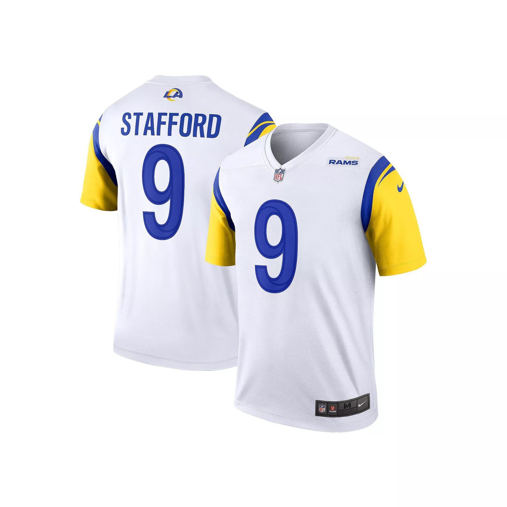 Men's Nike Matthew Stafford White Los Angeles Rams Legend Jersey, Size: XL Product Image