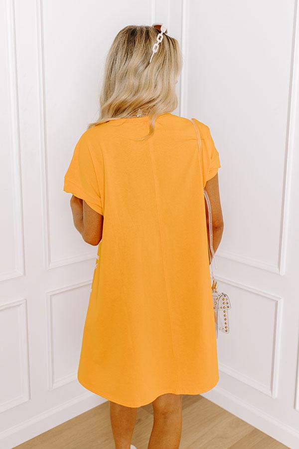 School Spirit Sequin Embroidered Mini Dress in Tennessee Product Image