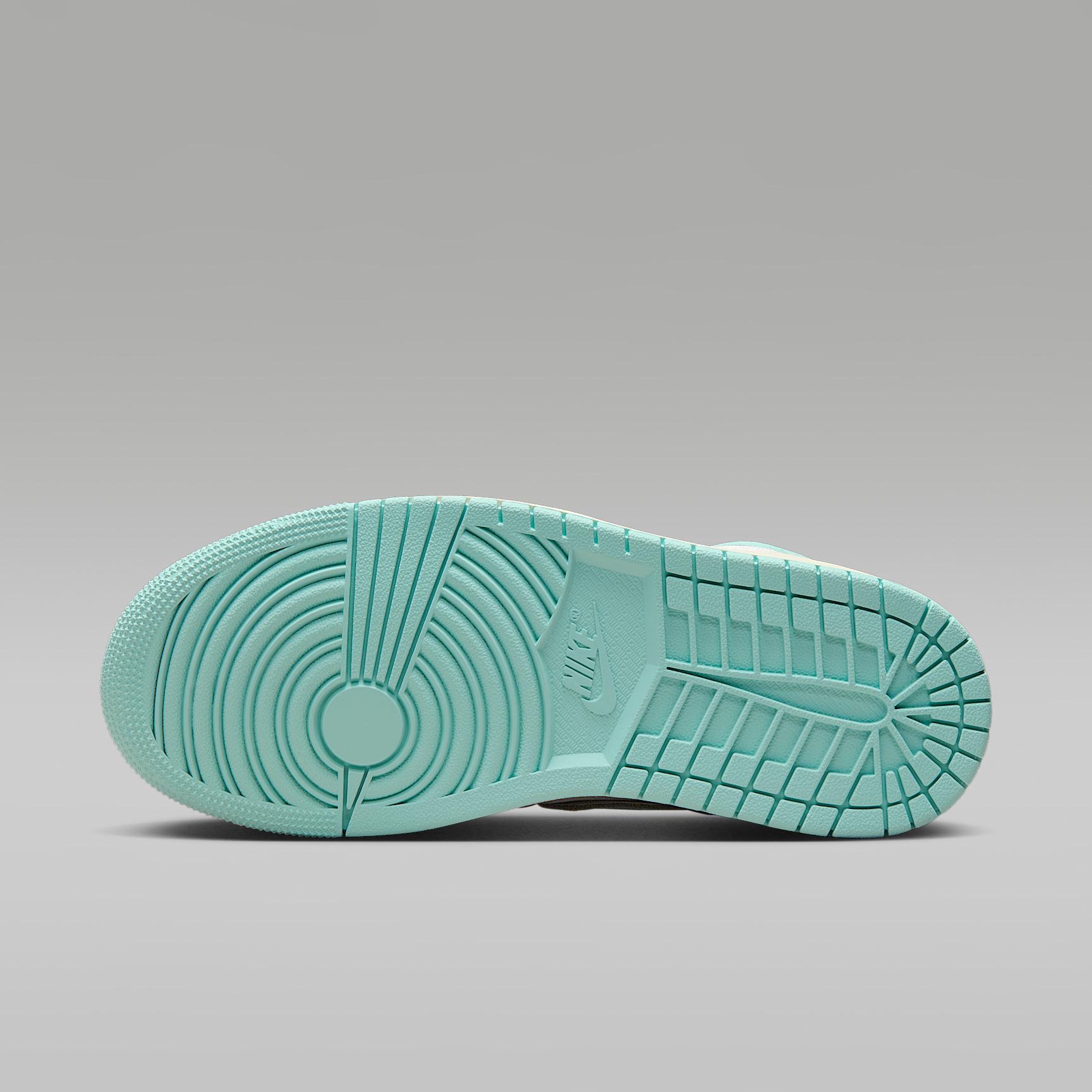 Jordan Womens Jordan Air Jordan 1 MM High - Womens Shoes Black/Grey Product Image