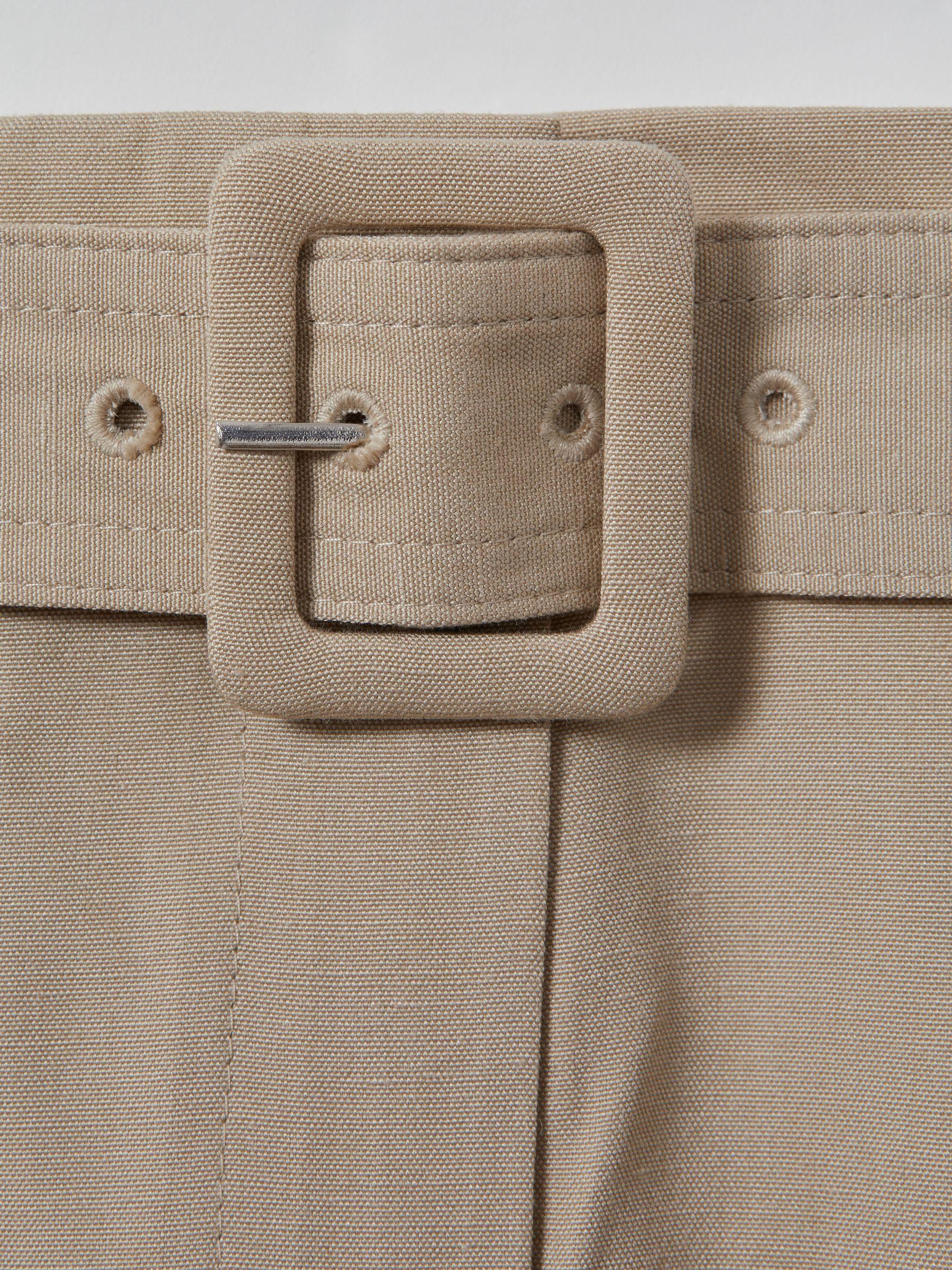 Atelier Belted Wide Leg Trousers in Neutral Product Image